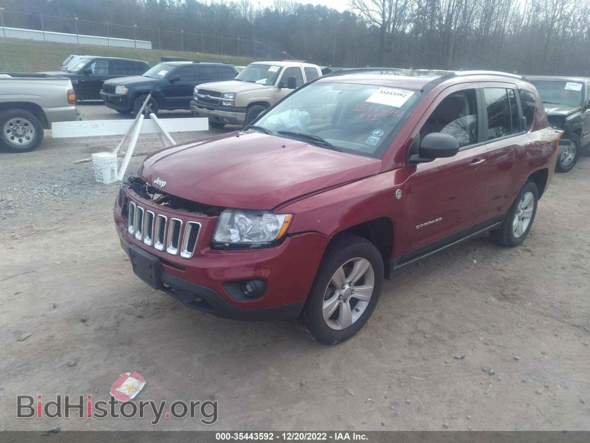 2012 JEEP COMPASS - VIN: 1C4NJDCBXCD661684 - Фото 2