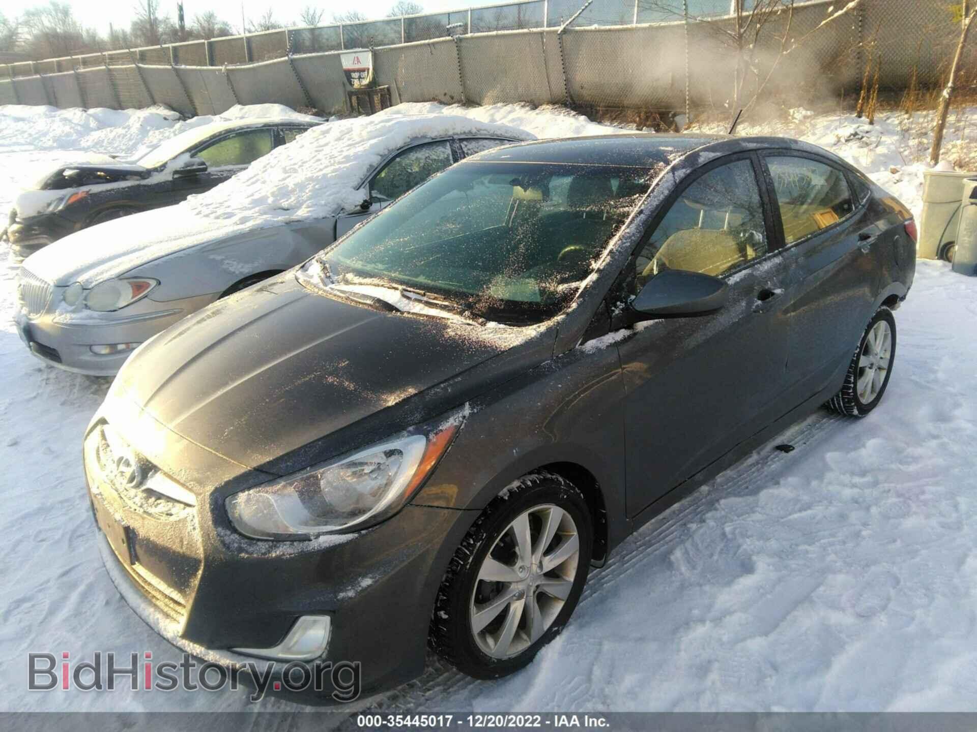 2012 HYUNDAI ACCENT - VIN: KMHCU4AE2CU254630 - Фото 2