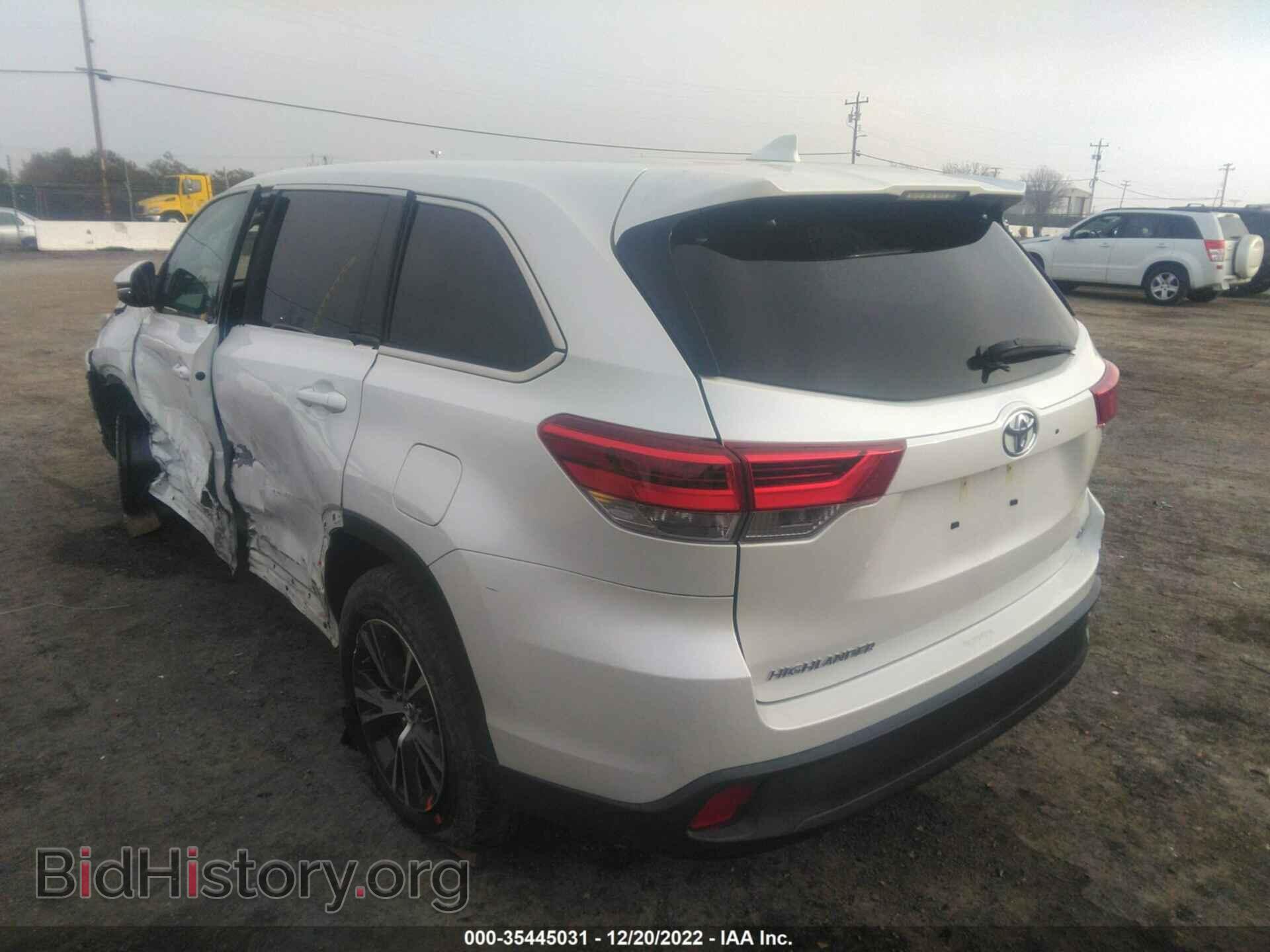 2019 TOYOTA HIGHLANDER - VIN: 5TDZZRFH5KS299533 - Фото 3