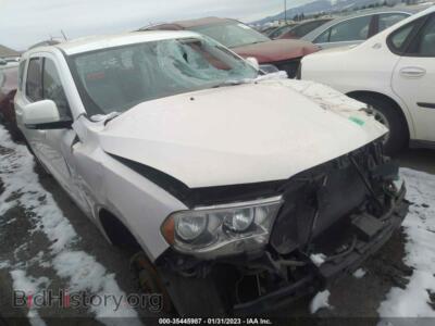 2012 Dodge DURANGO Crew, белый — VIN 1C4SDJDT7CC192544, IAAI