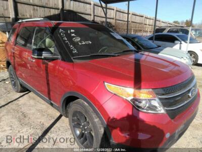 2012 Ford EXPLORER XLT, red — VIN 1FMHK7D85CGA54732, IAAI