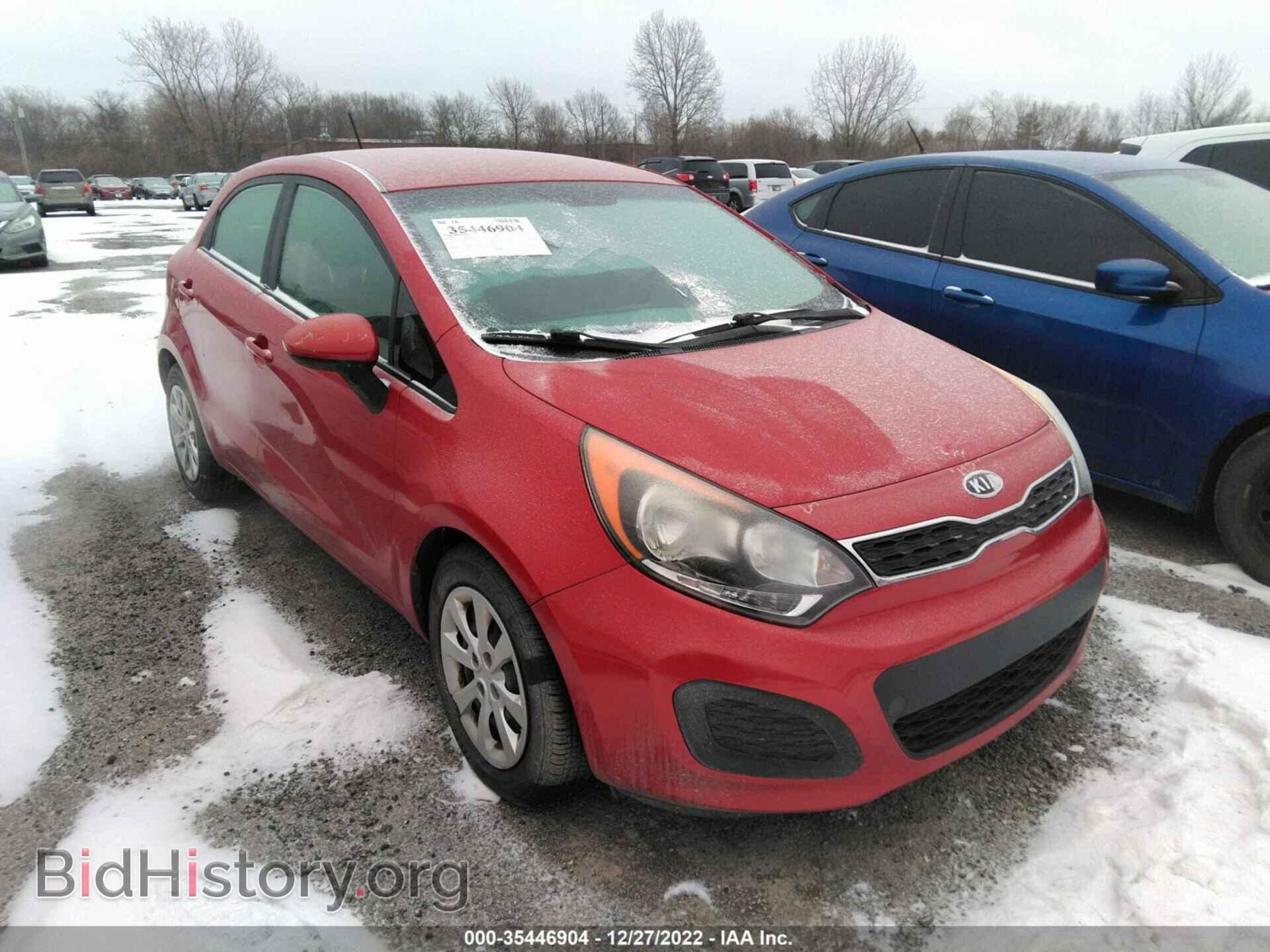 Фотография KNADN5A34C6031923 - KIA RIO 2012