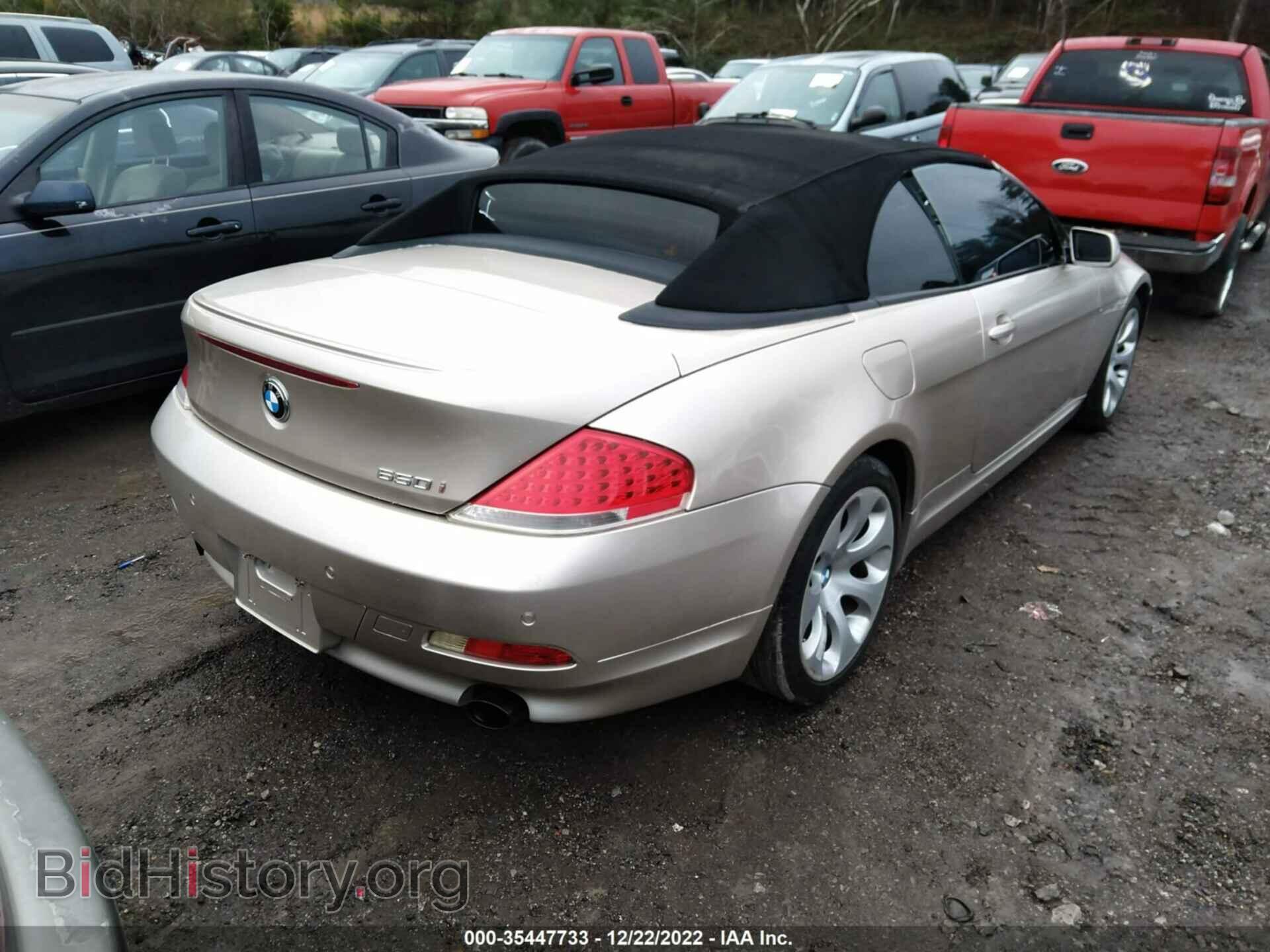 2007 BMW 6 SERIES - VIN: WBAEK13577CN83864 - Фото 4