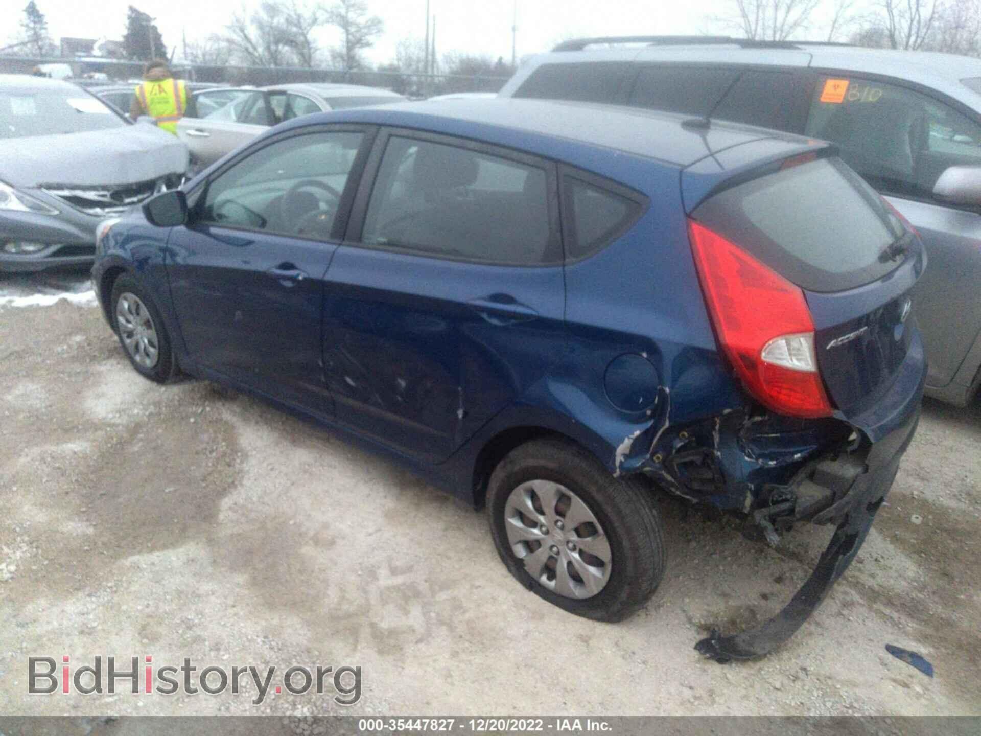 2017 HYUNDAI ACCENT - VIN: KMHCT5AE1HU320116 - Фото 3