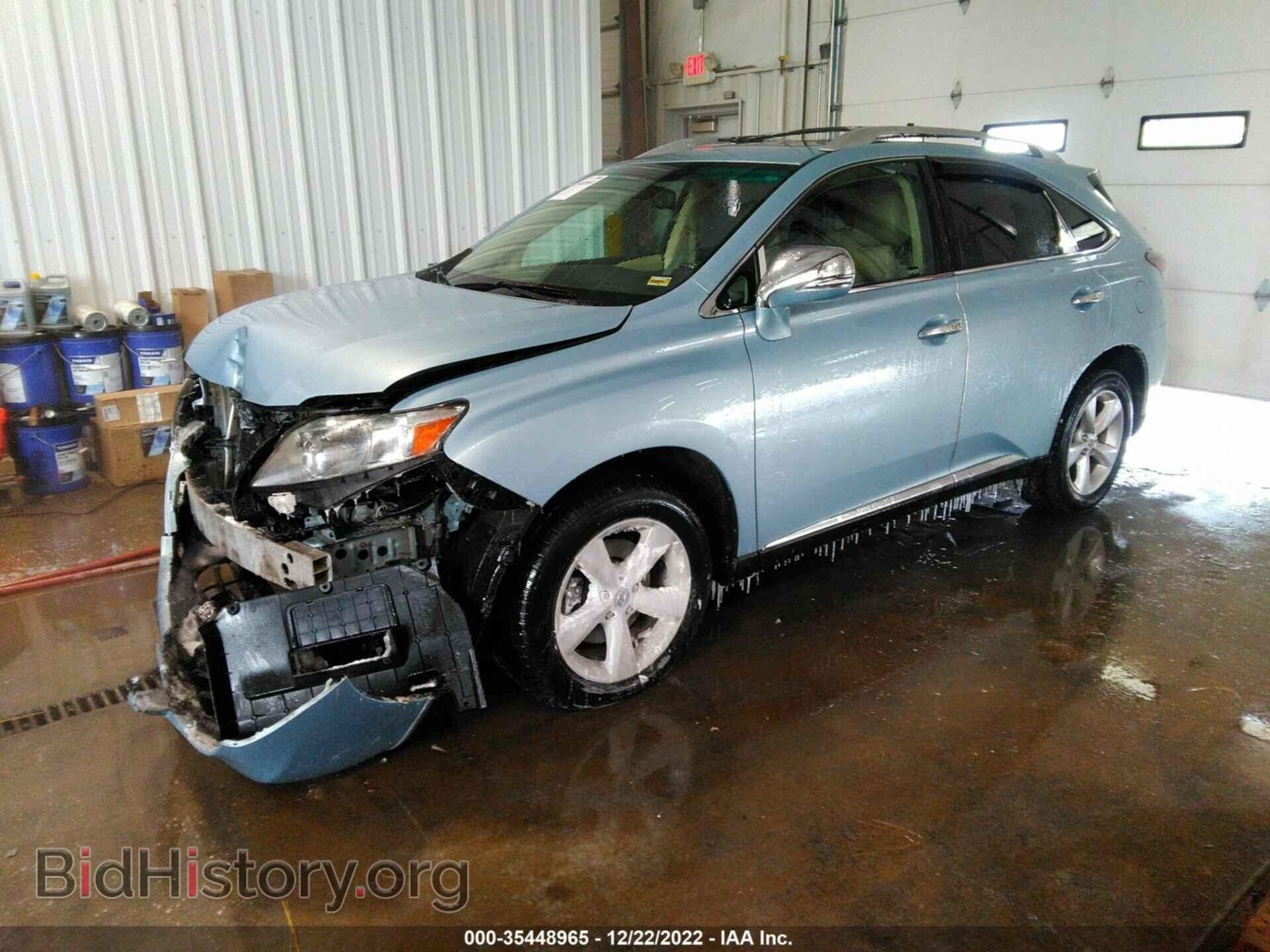 2011 LEXUS RX 350 - VIN: 2T2BK1BA6BC087101 - Фото 2