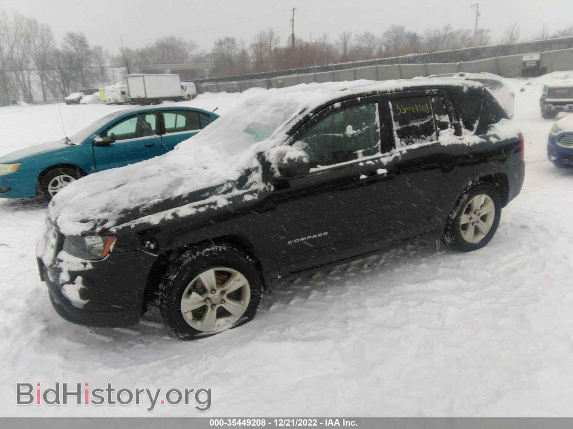 2014 JEEP COMPASS - VIN: 1C4NJDBB8ED835112 - Фото 2