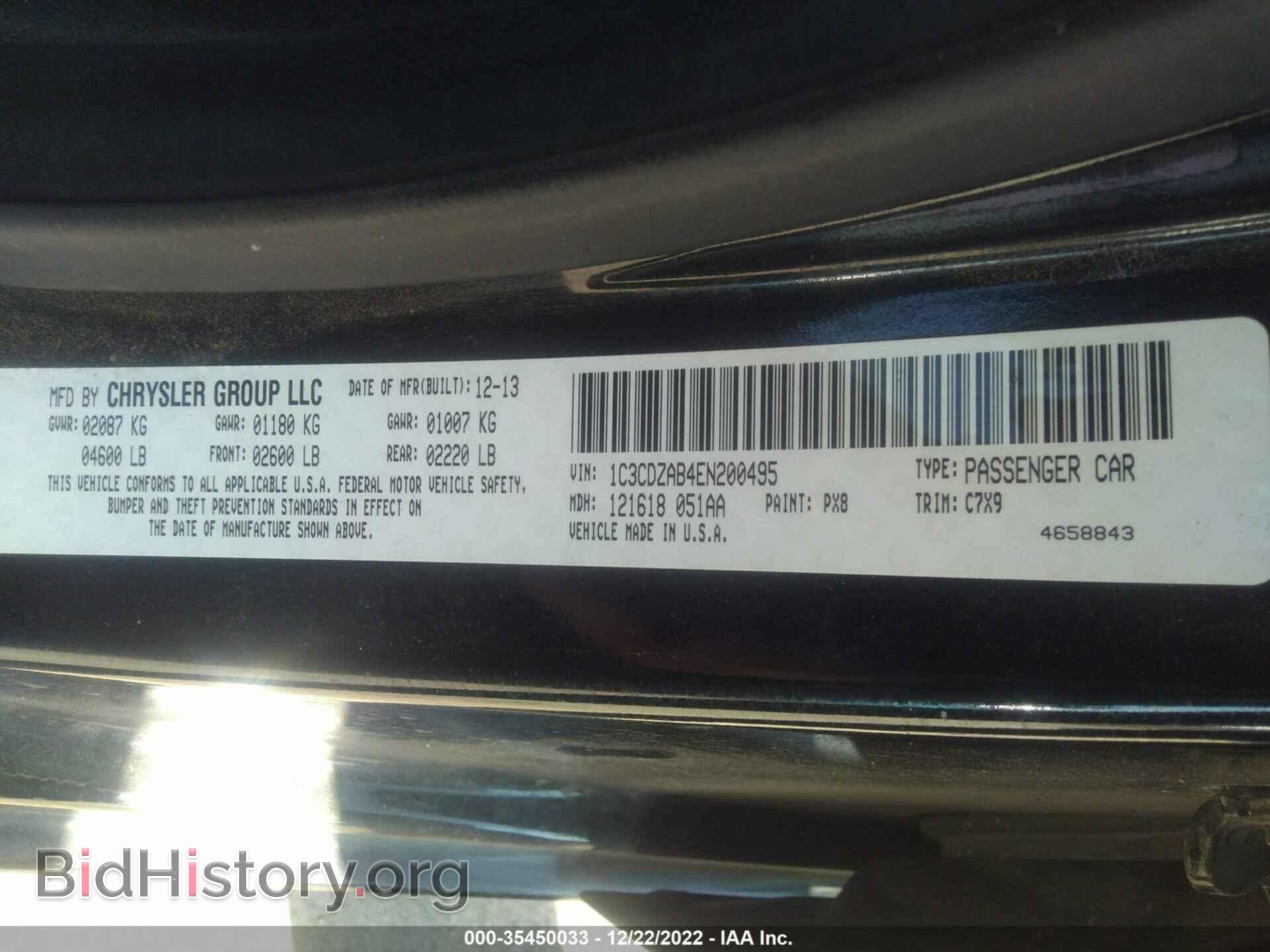 2014 DODGE AVENGER - VIN: 1C3CDZAB4EN200495 - Photo 9