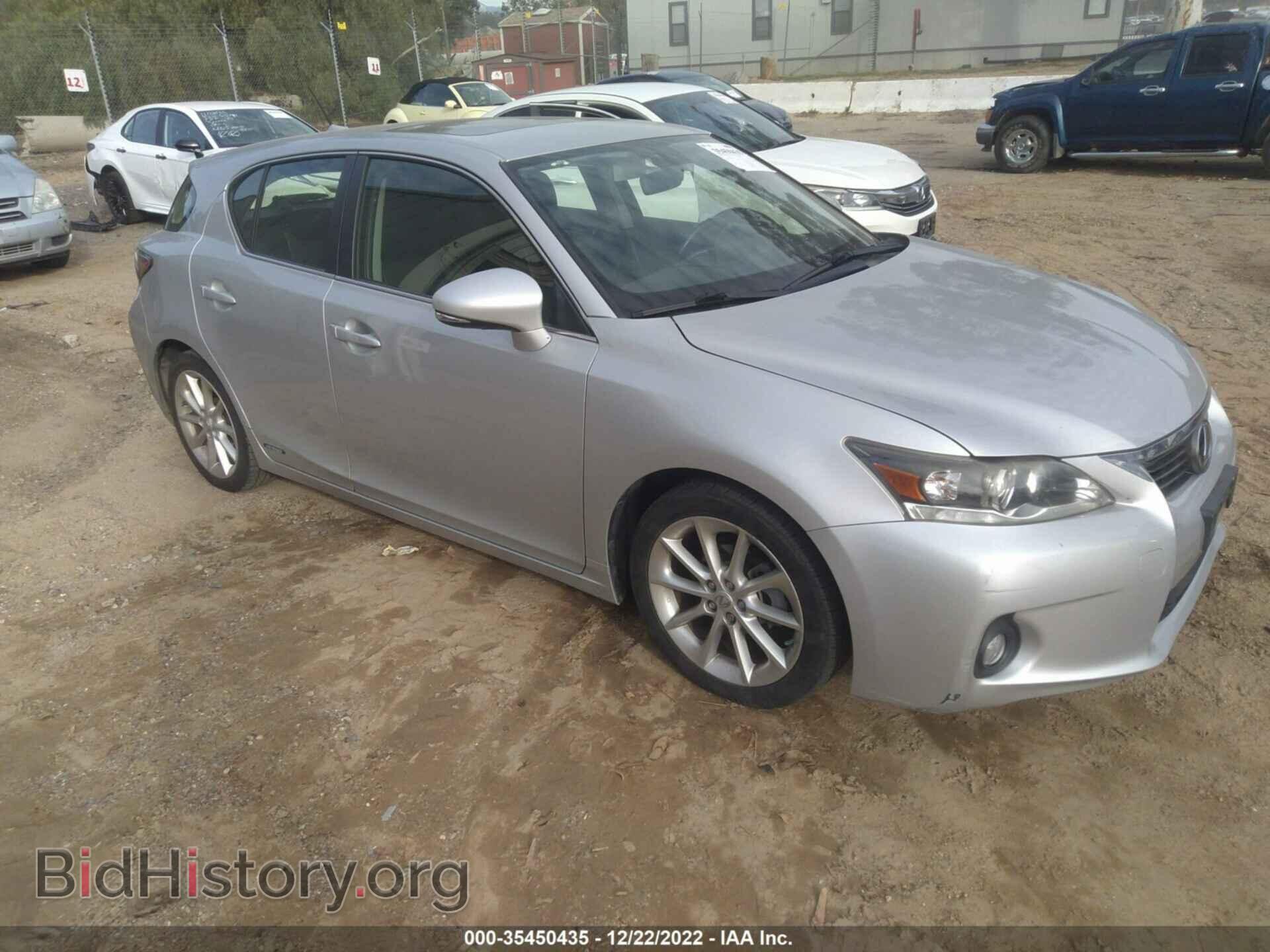 Photo JTHKD5BHXC2096109 - LEXUS CT 200H 2012