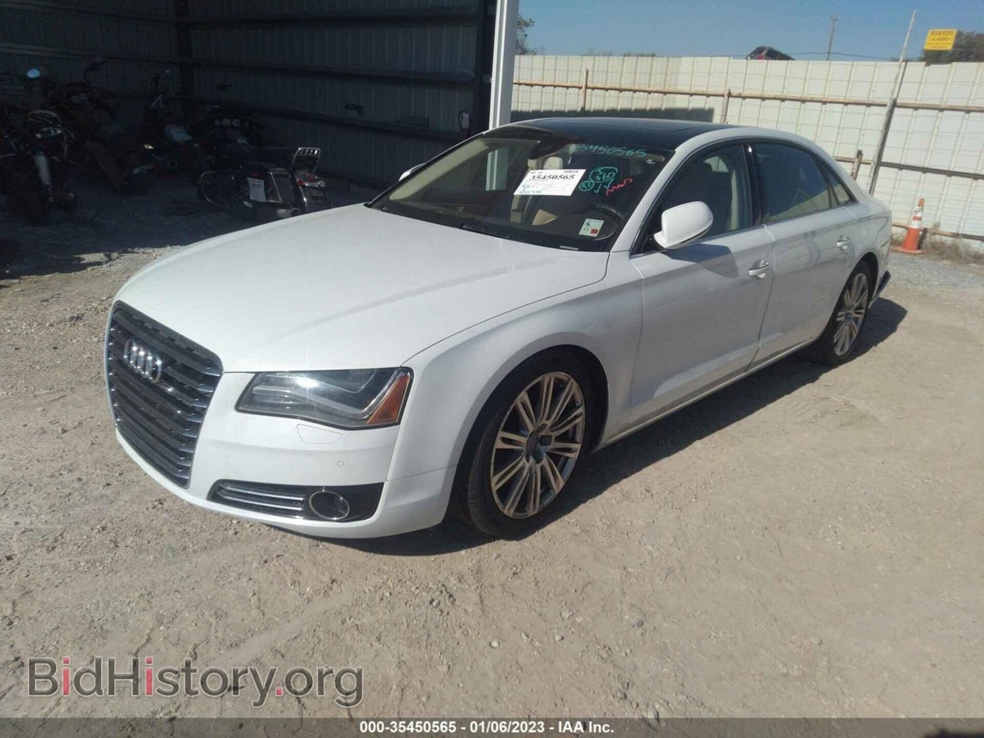 2013 AUDI A8 L - VIN: WAURGAFD2DN005077 - Фото 2