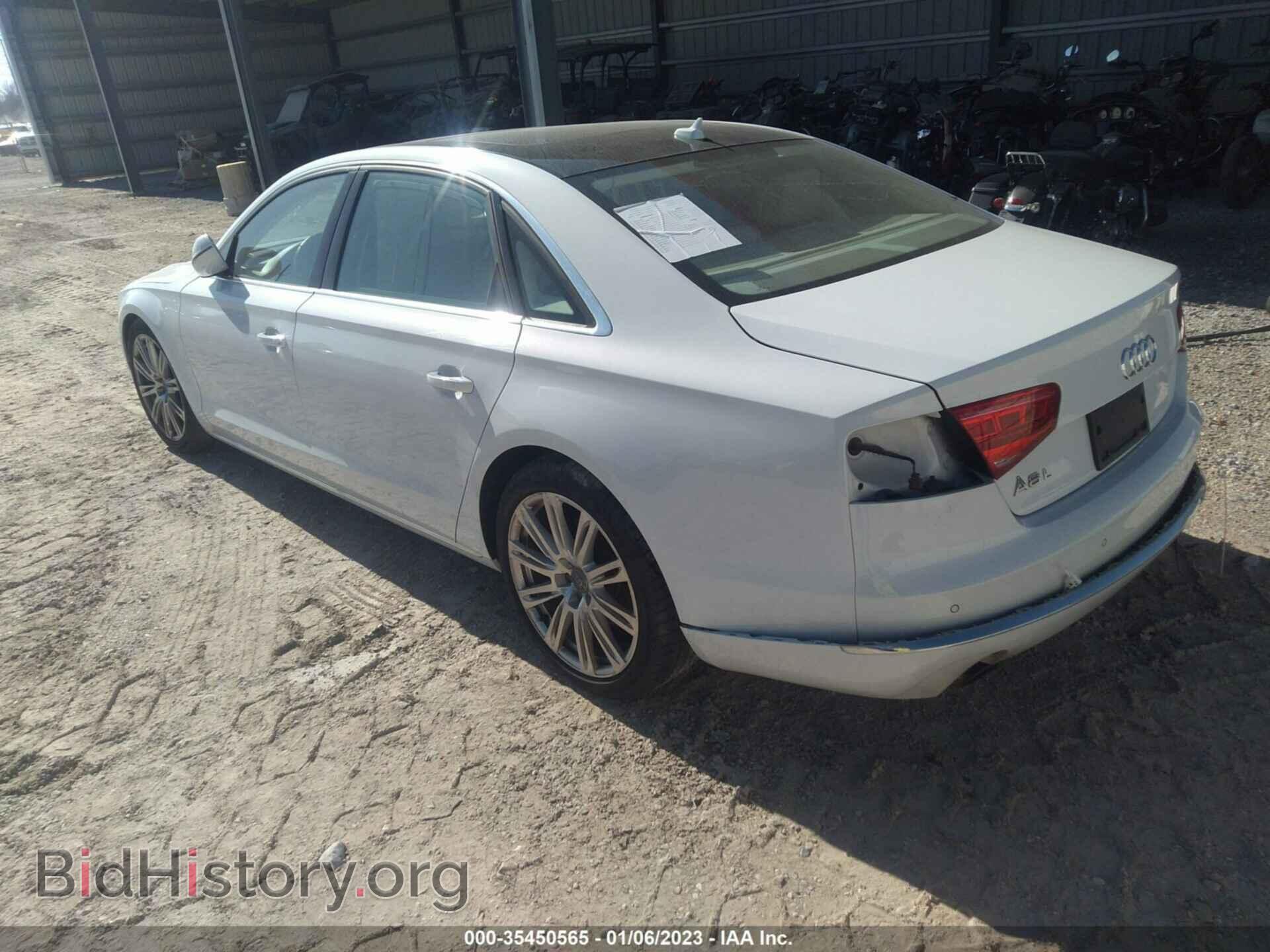 2013 AUDI A8 L - VIN: WAURGAFD2DN005077 - Фото 3