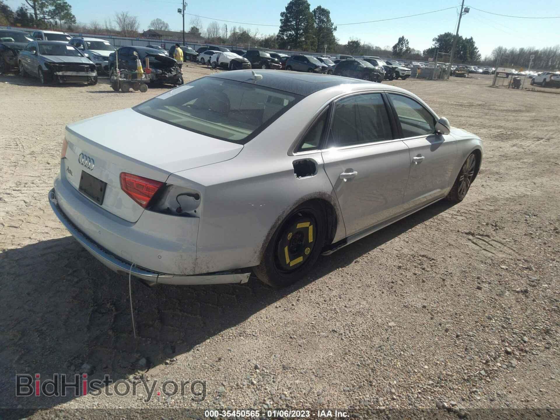 2013 AUDI A8 L - VIN: WAURGAFD2DN005077 - Фото 4