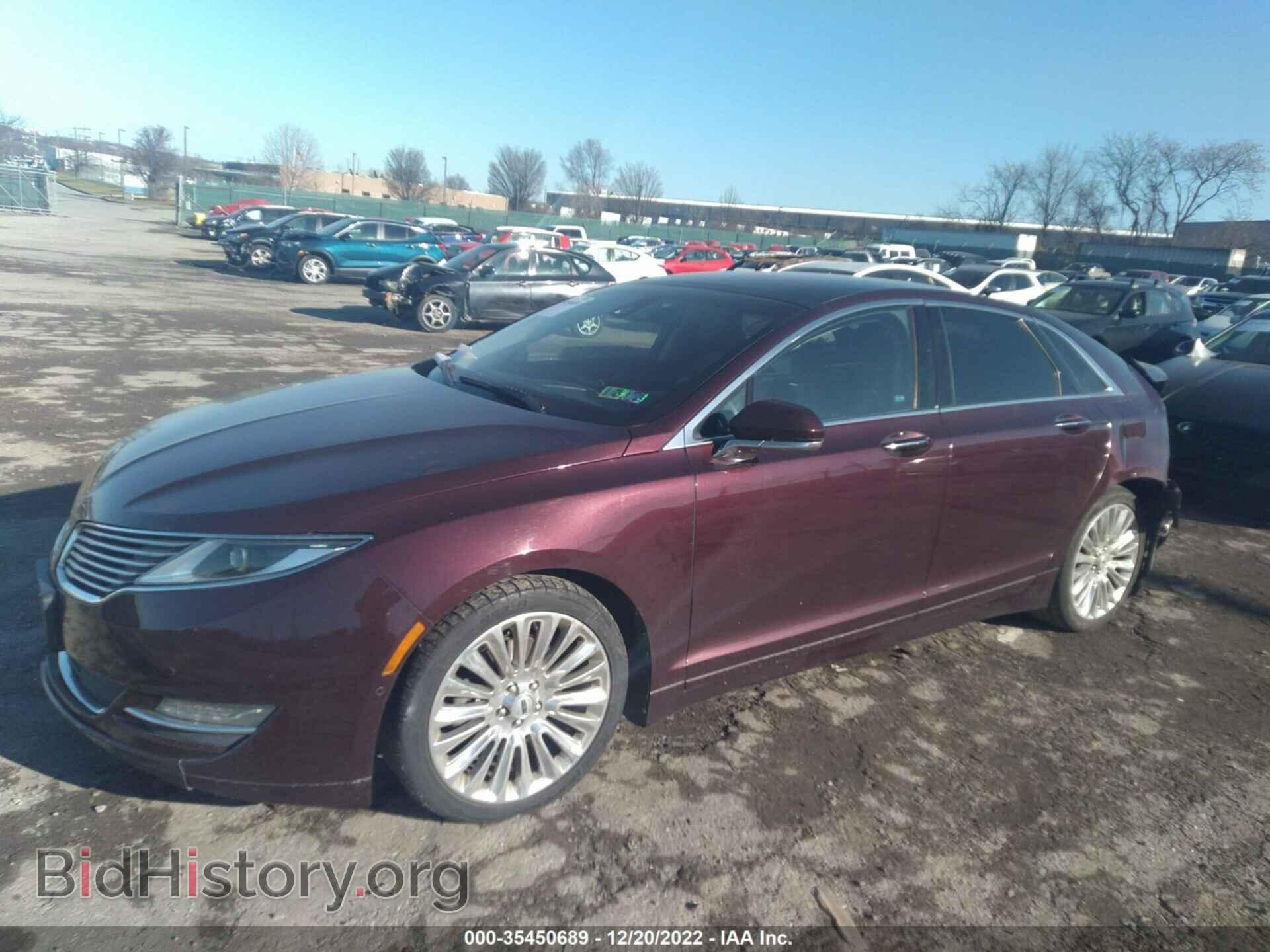 2013 LINCOLN MKZ - VIN: 3LN6L2JK7DR810921 - Фото 2