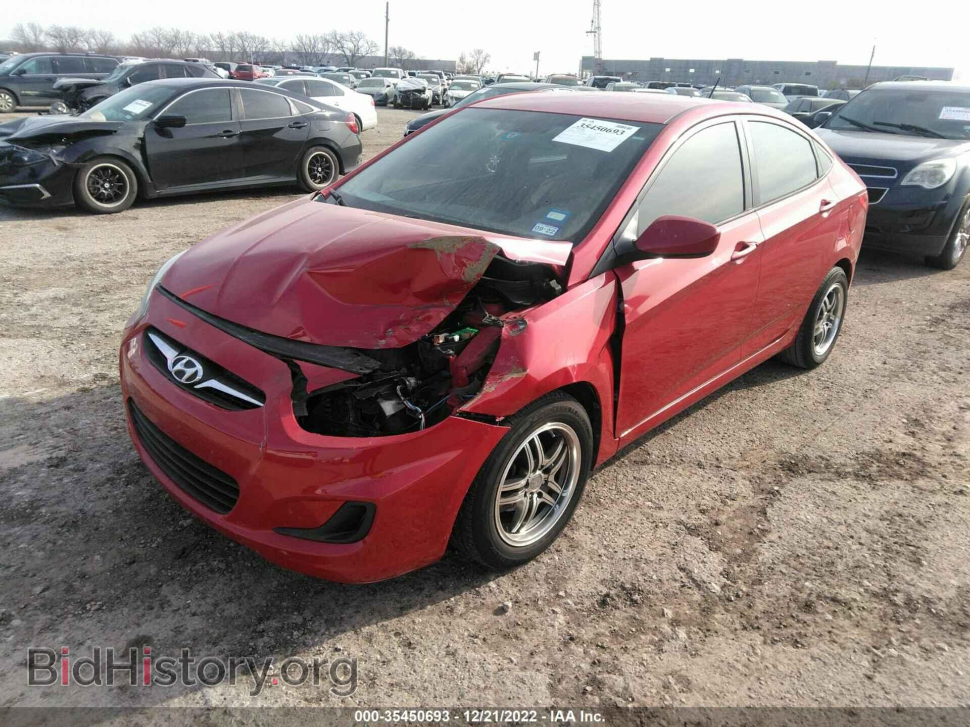 2013 HYUNDAI ACCENT - VIN: KMHCT4AE3DU334216 - Фото 2