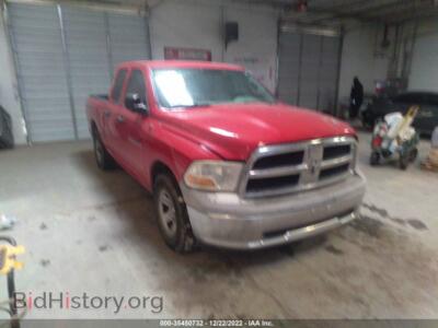2012 RAM 1500 ST, красный — VIN 1C6RD6FP4CS124341, IAAI