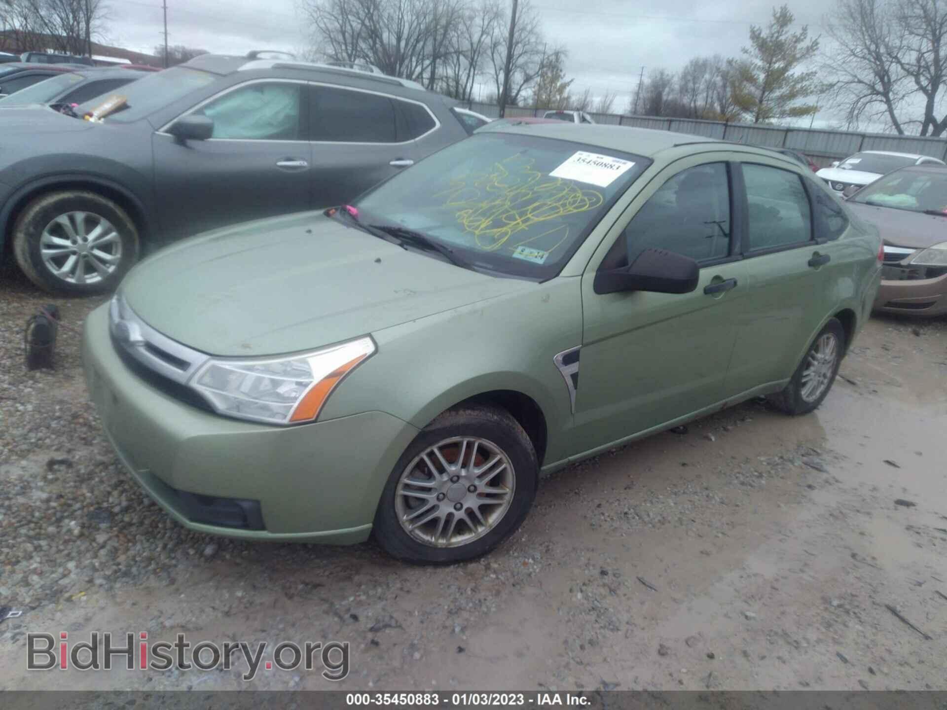 2008 FORD FOCUS - VIN: 1FAHP35N68W184217 - Фото 2