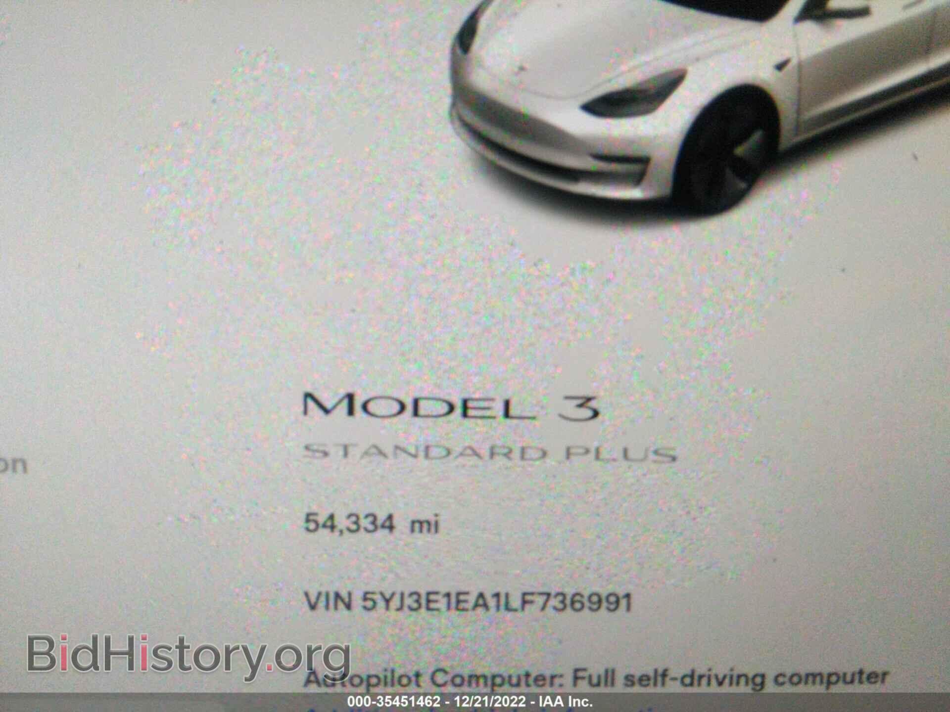 2020 TESLA MODEL 3 - VIN: 5YJ3E1EA1LF736991 - Photo 7