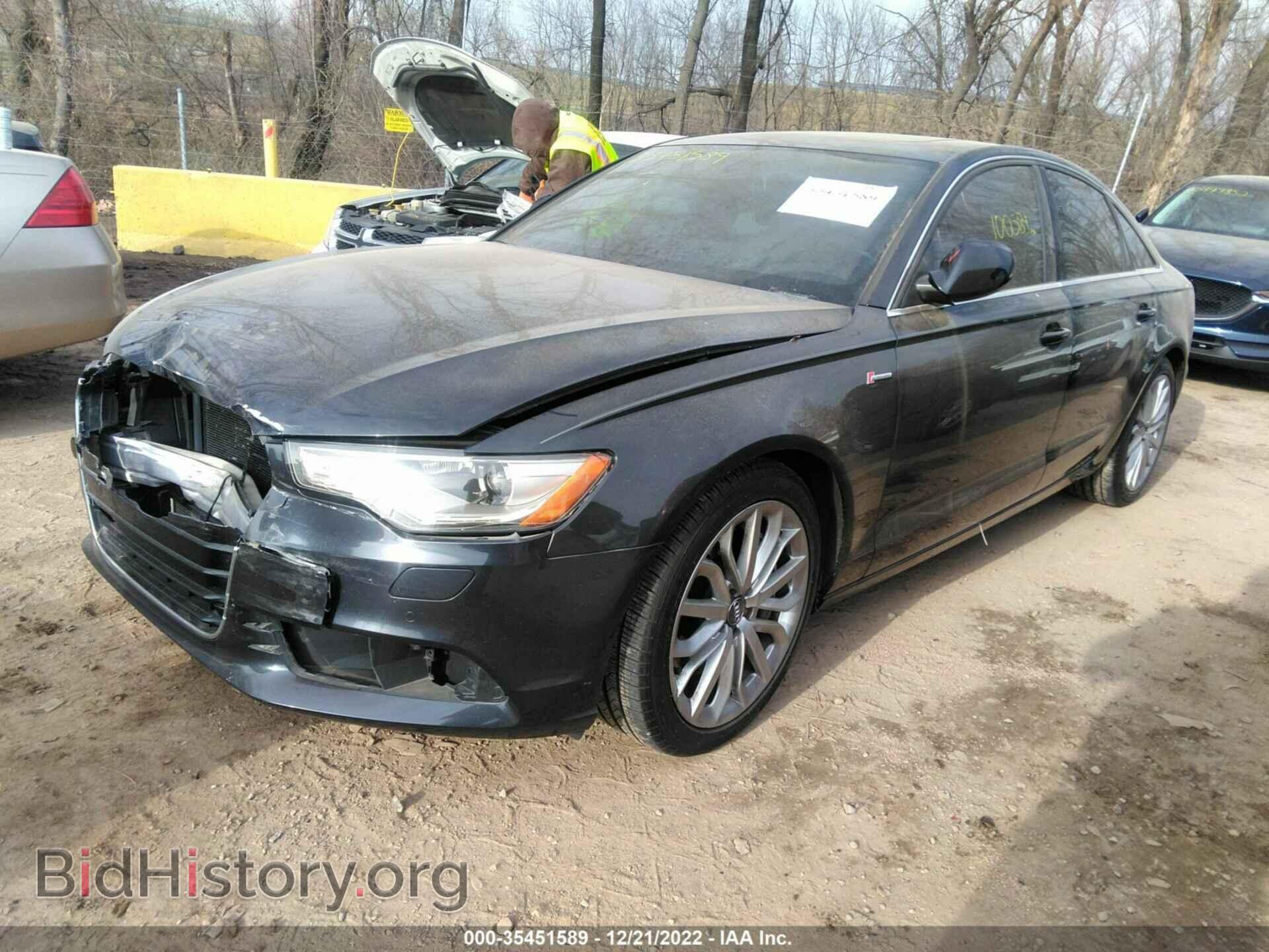 2012 AUDI A6 - VIN: WAUBGAFC2CN025580 - Фото 2