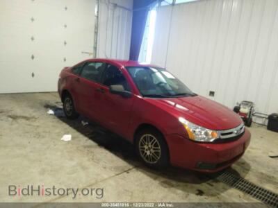 2011 Ford FOCUS SE, красный — VIN 1FAHP3FN6BW199631, IAAI