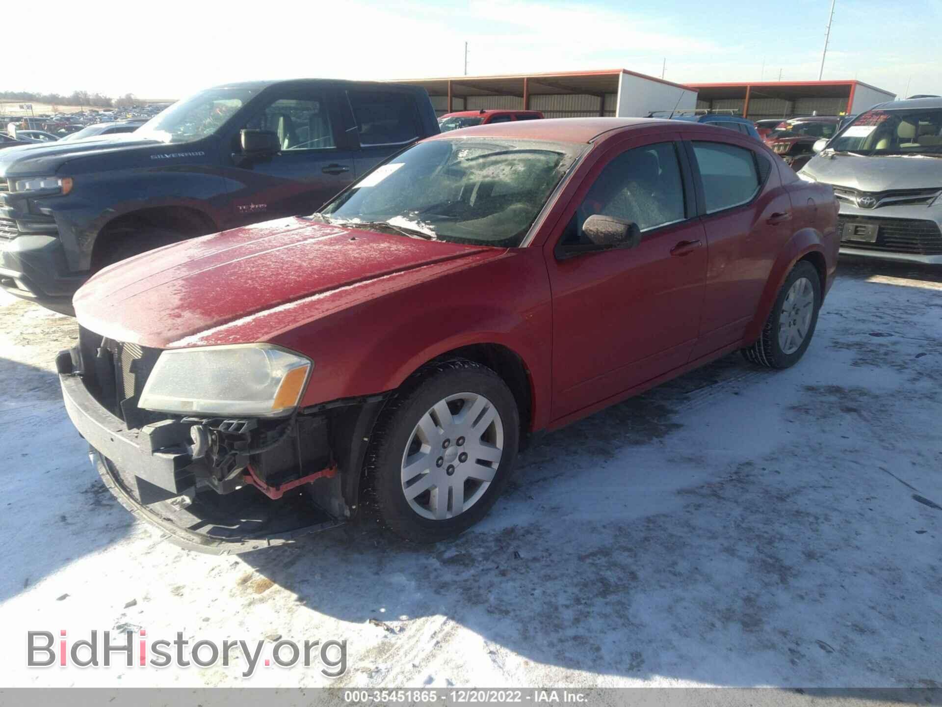 2011 DODGE AVENGER - VIN: 1B3BD4FB2BN540664 - Фото 2