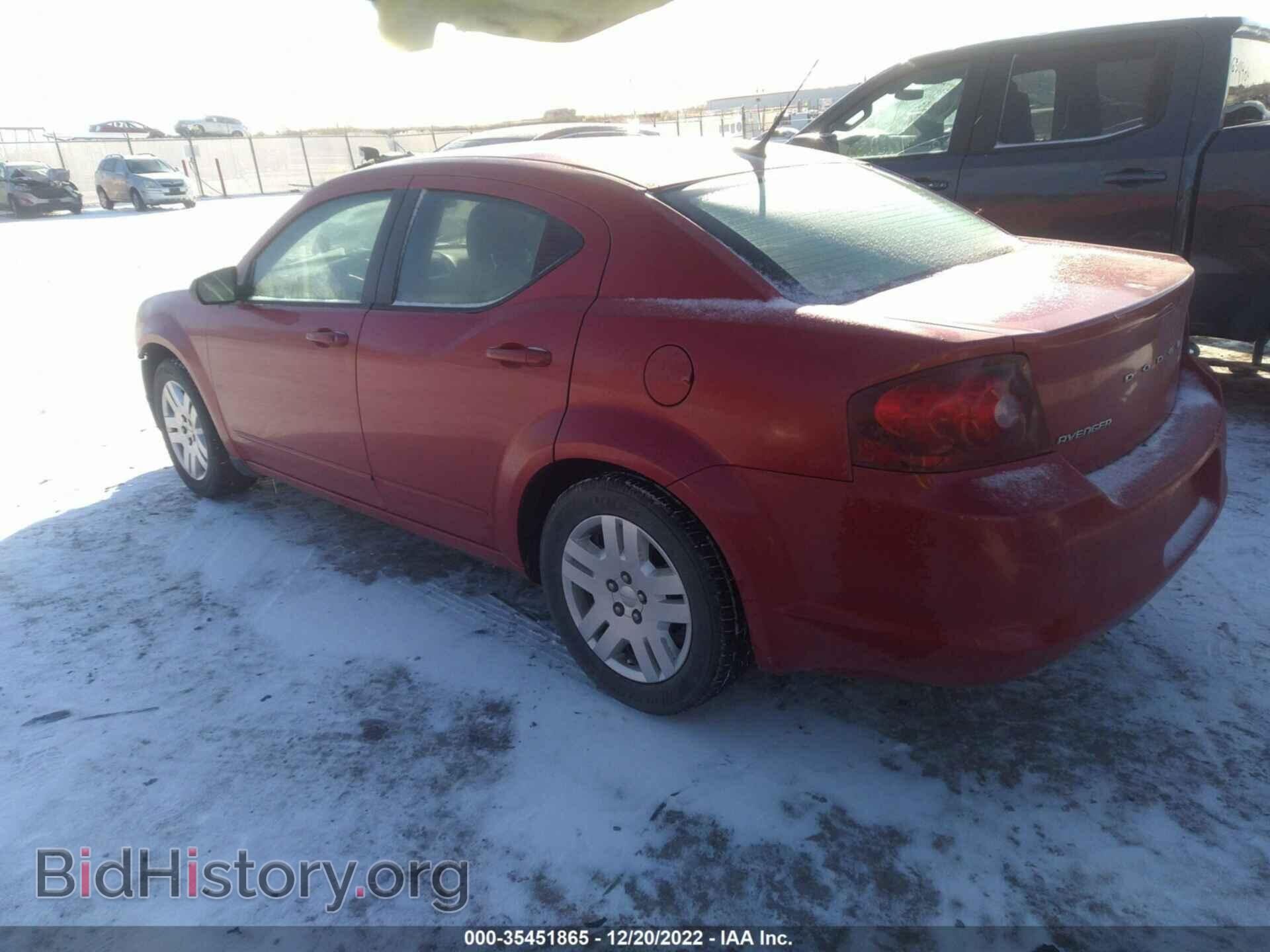 2011 DODGE AVENGER - VIN: 1B3BD4FB2BN540664 - Фото 3