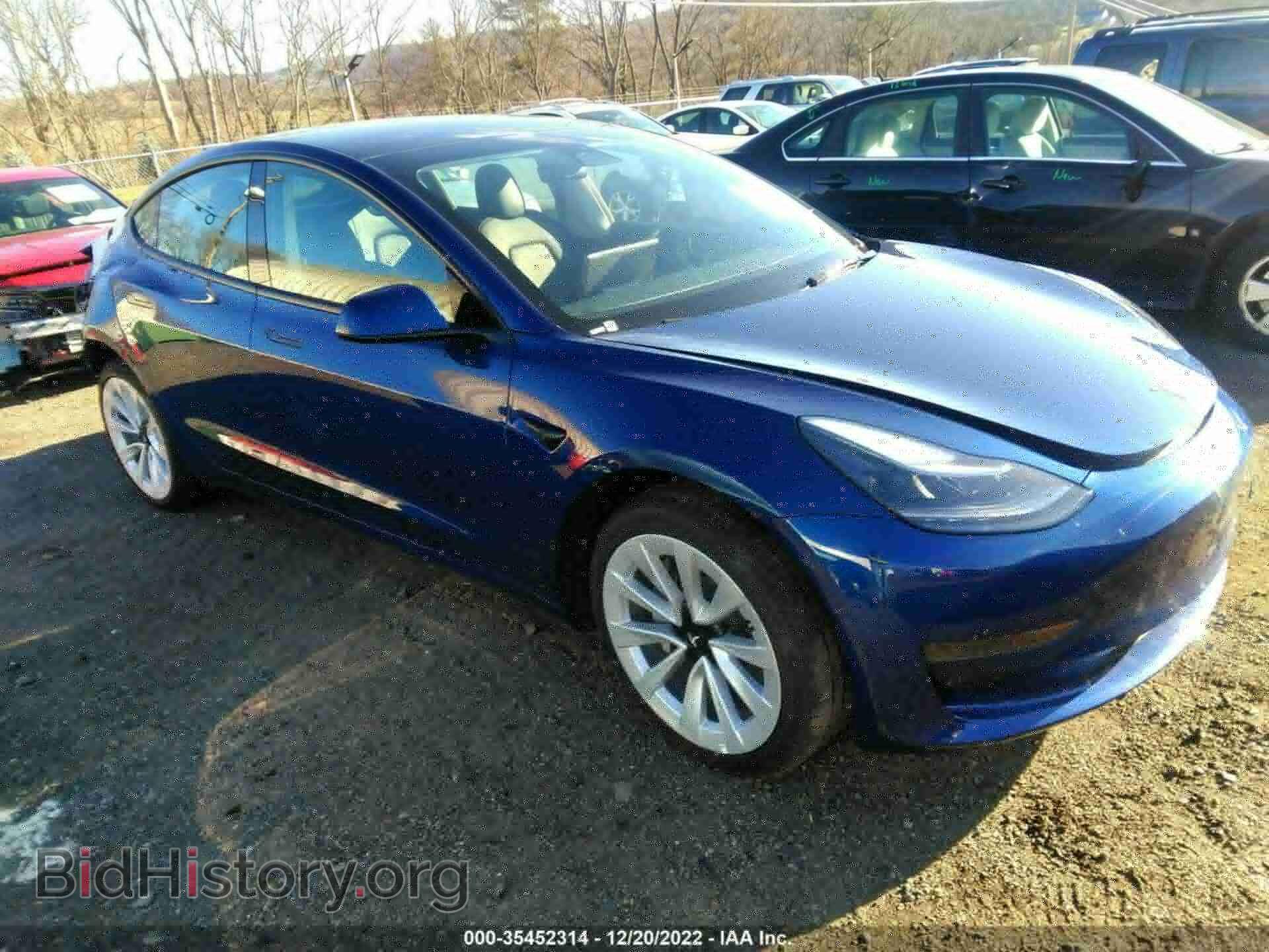 Photo 5YJ3E1EA4NF304513 - TESLA MODEL 3 2022