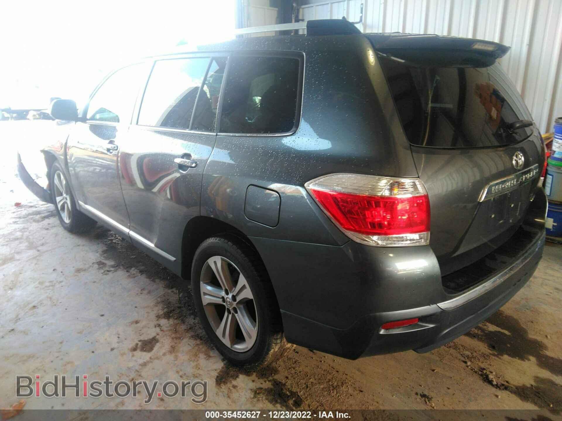 2013 TOYOTA HIGHLANDER - VIN: 5TDDK3EH8DS208514 - Фото 3