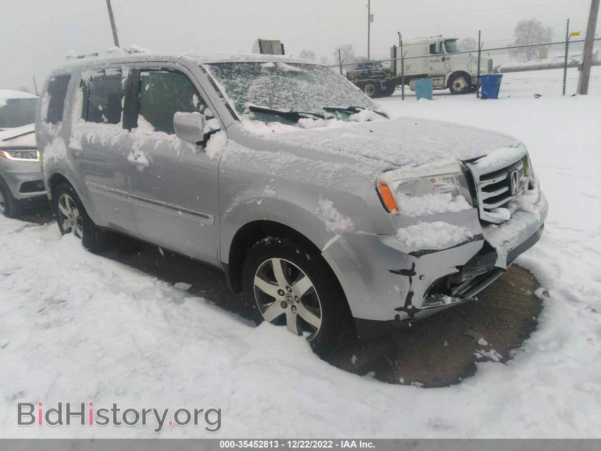 Photo 5FNYF4H92CB033275 - HONDA PILOT 2012