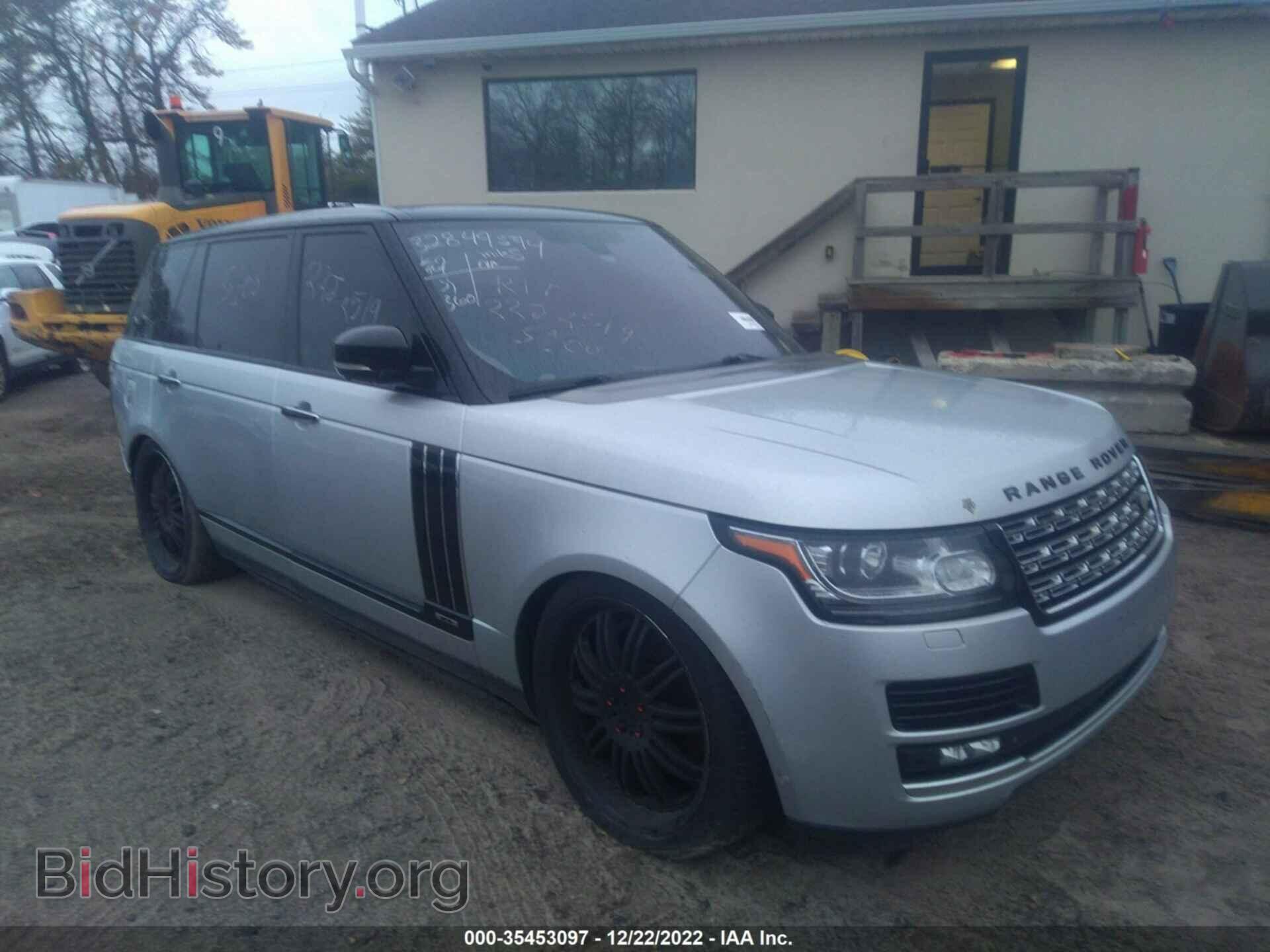 Фотография SALGV3TF6EA172108 - LAND ROVER RANGE ROVER 2014