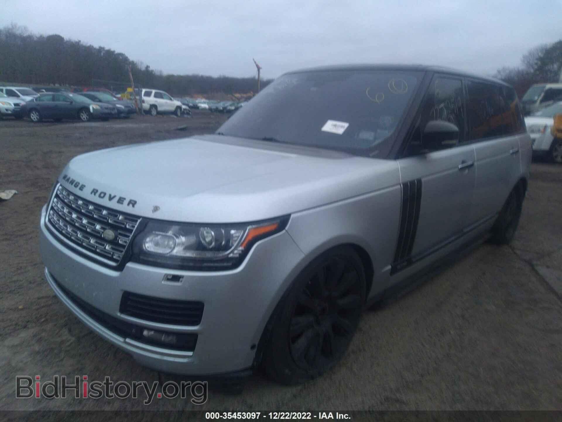 2014 LAND ROVER RANGE ROVER - VIN: SALGV3TF6EA172108 - Фото 2