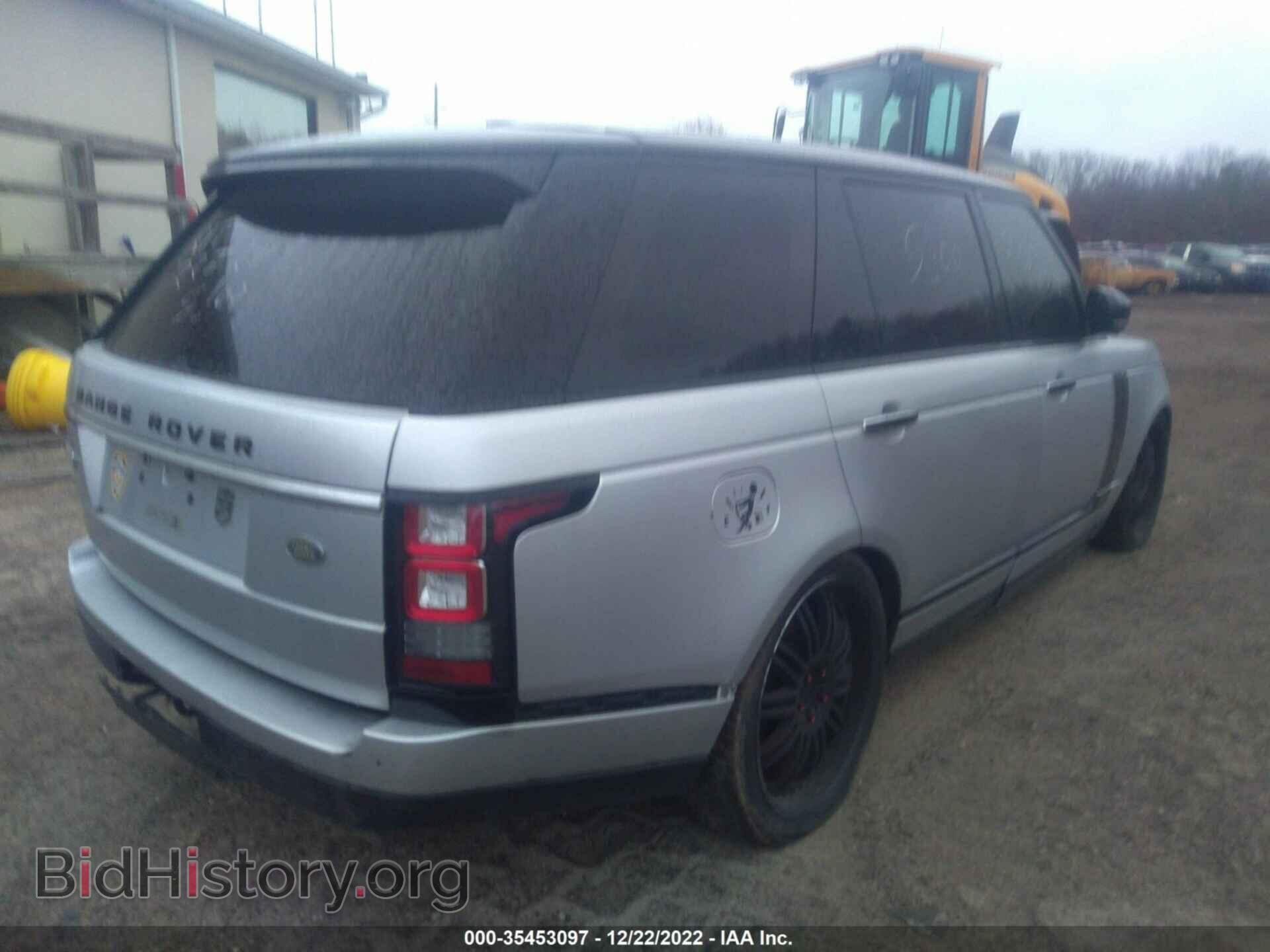 2014 LAND ROVER RANGE ROVER - VIN: SALGV3TF6EA172108 - Фото 4