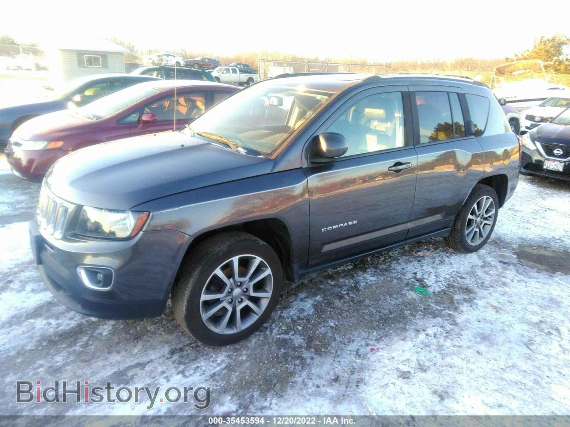2016 JEEP COMPASS - VIN: 1C4NJDEB9GD733672 - Фото 2