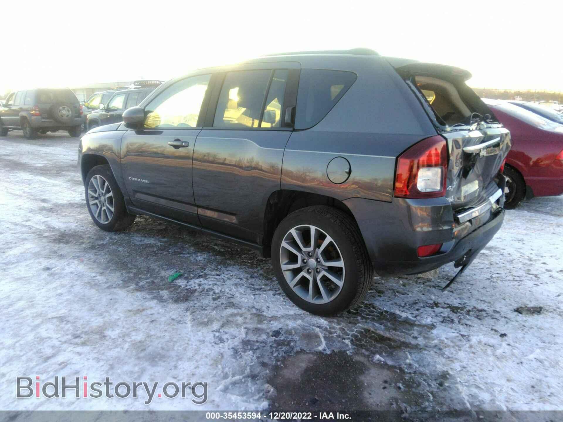 2016 JEEP COMPASS - VIN: 1C4NJDEB9GD733672 - Фото 3