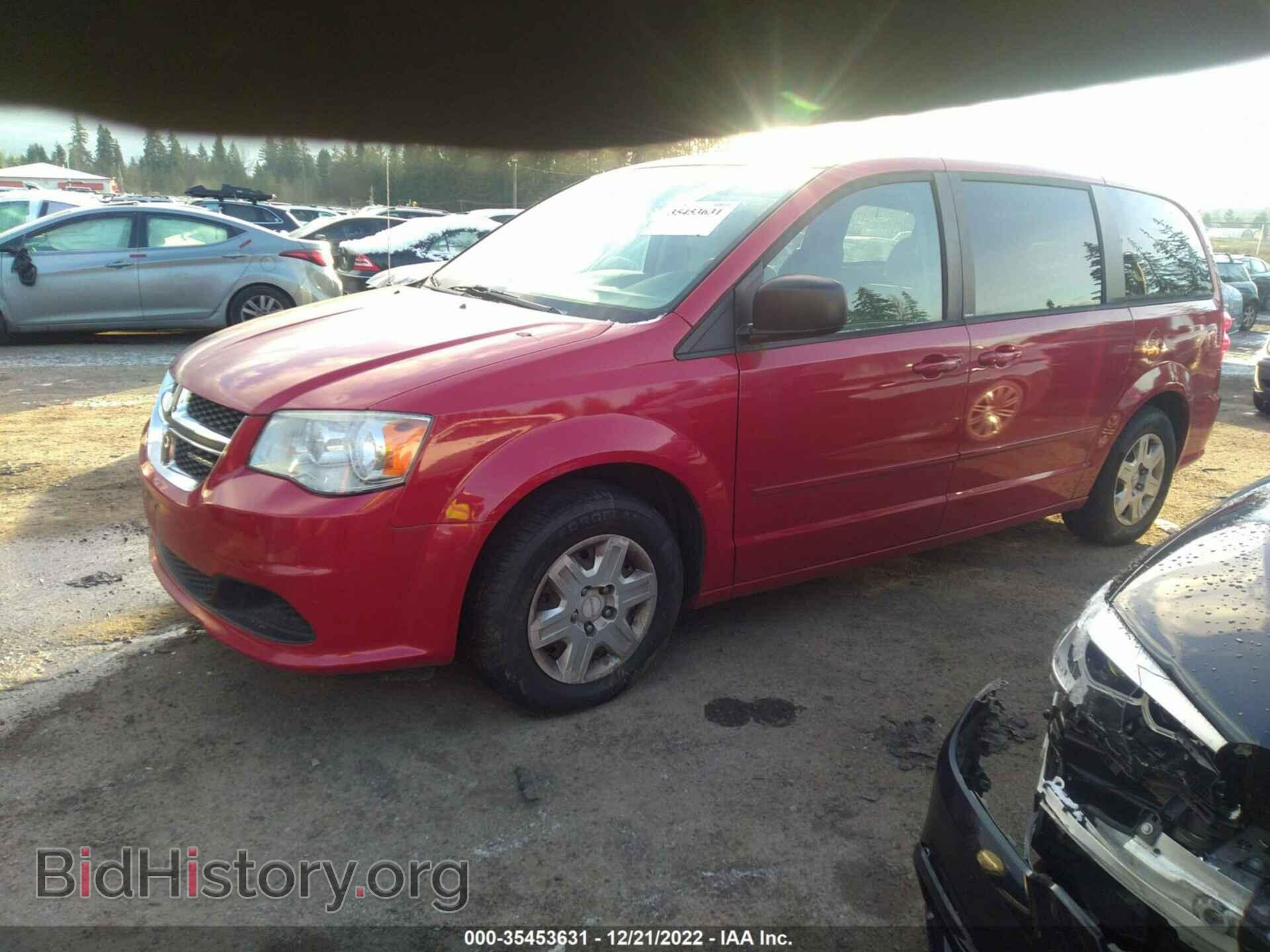 2012 DODGE GRAND CARAVAN - VIN: 2C4RDGBG9CR196836 - Фото 2