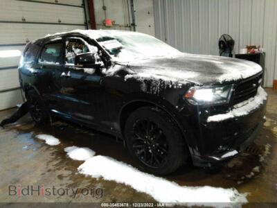 2016 Dodge DURANGO R/T, черный — VIN 1C4SDJCT6GC460538, IAAI