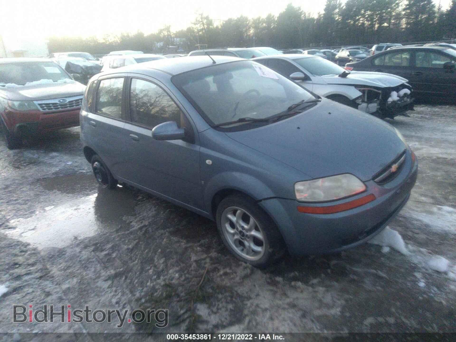 Photo KL1TD66637B785586 - CHEVROLET AVEO 2007