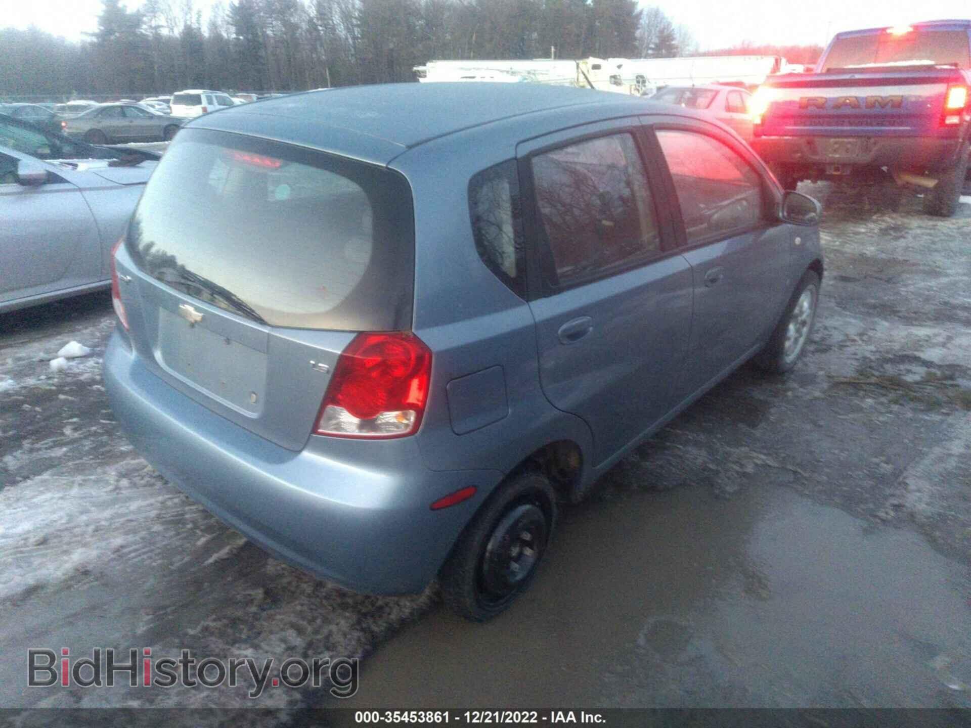 2007 CHEVROLET AVEO - VIN: KL1TD66637B785586 - Фото 4