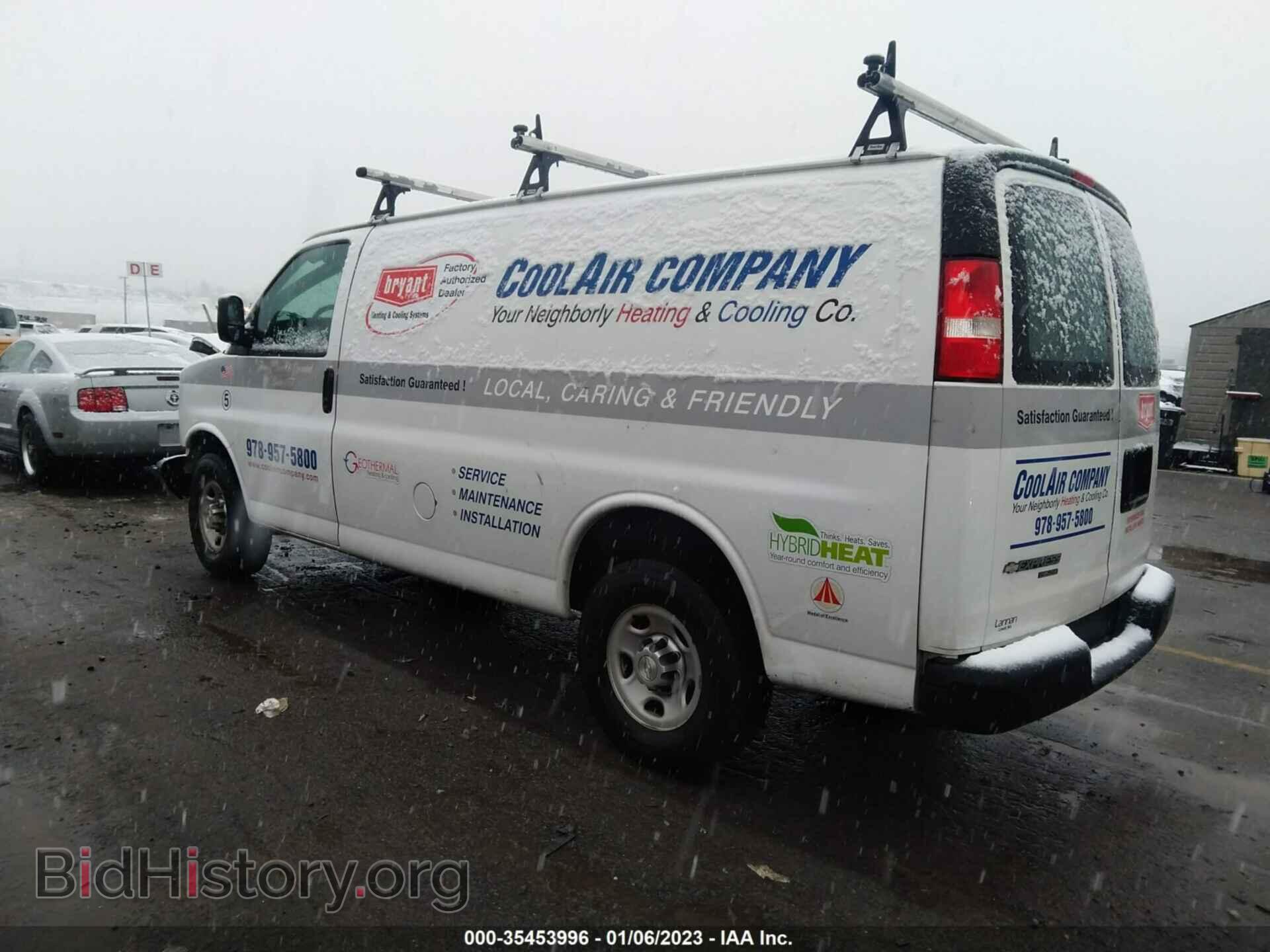 2015 CHEVROLET EXPRESS CARGO VAN - VIN: 1GCWGFCF7F1231604 - Фото 3