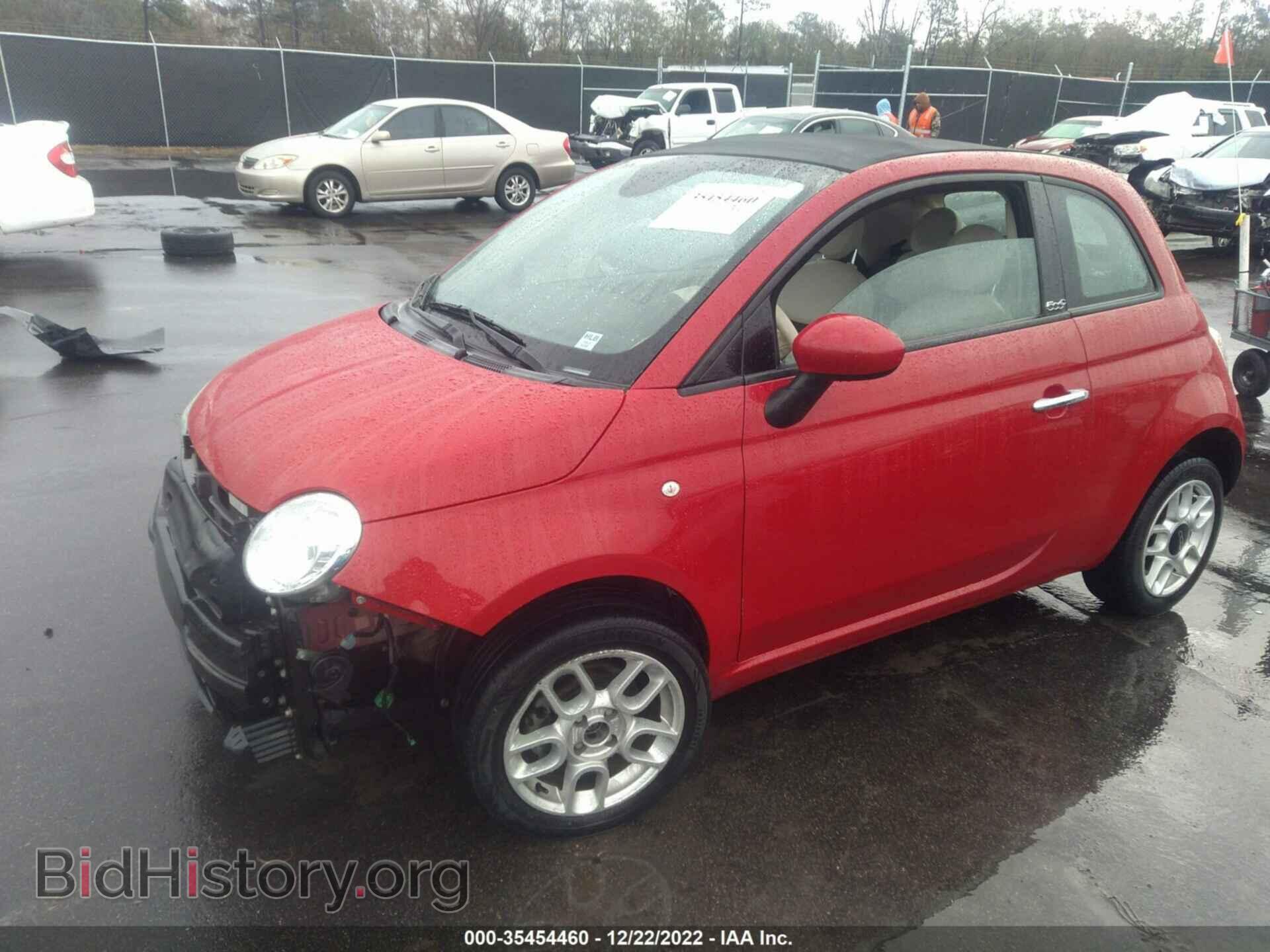 2013 FIAT 500 - VIN: 3C3CFFDR2DT647567 - Photo 2