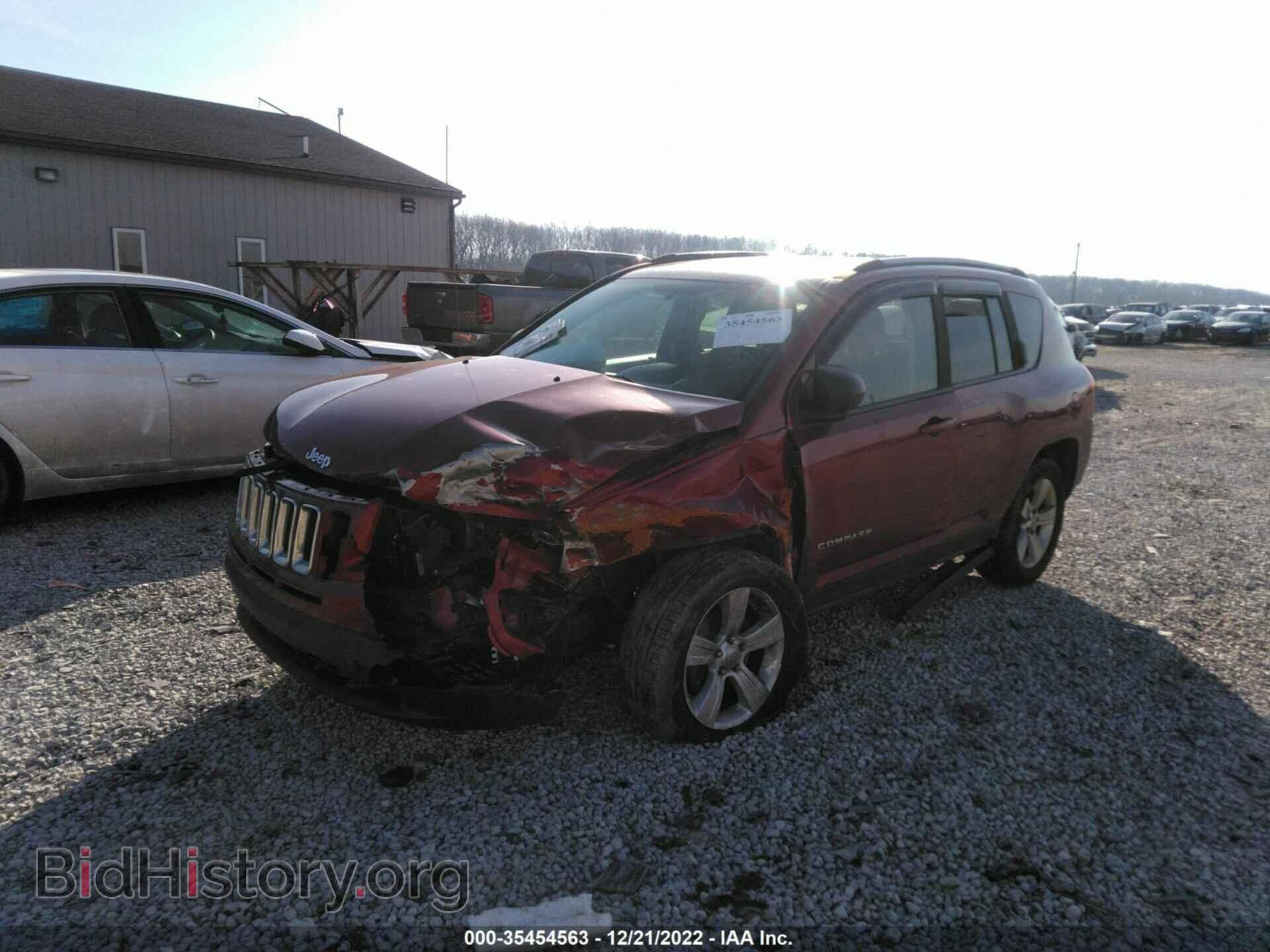 2016 JEEP COMPASS - VIN: 1C4NJDBB1GD613756 - Фото 2