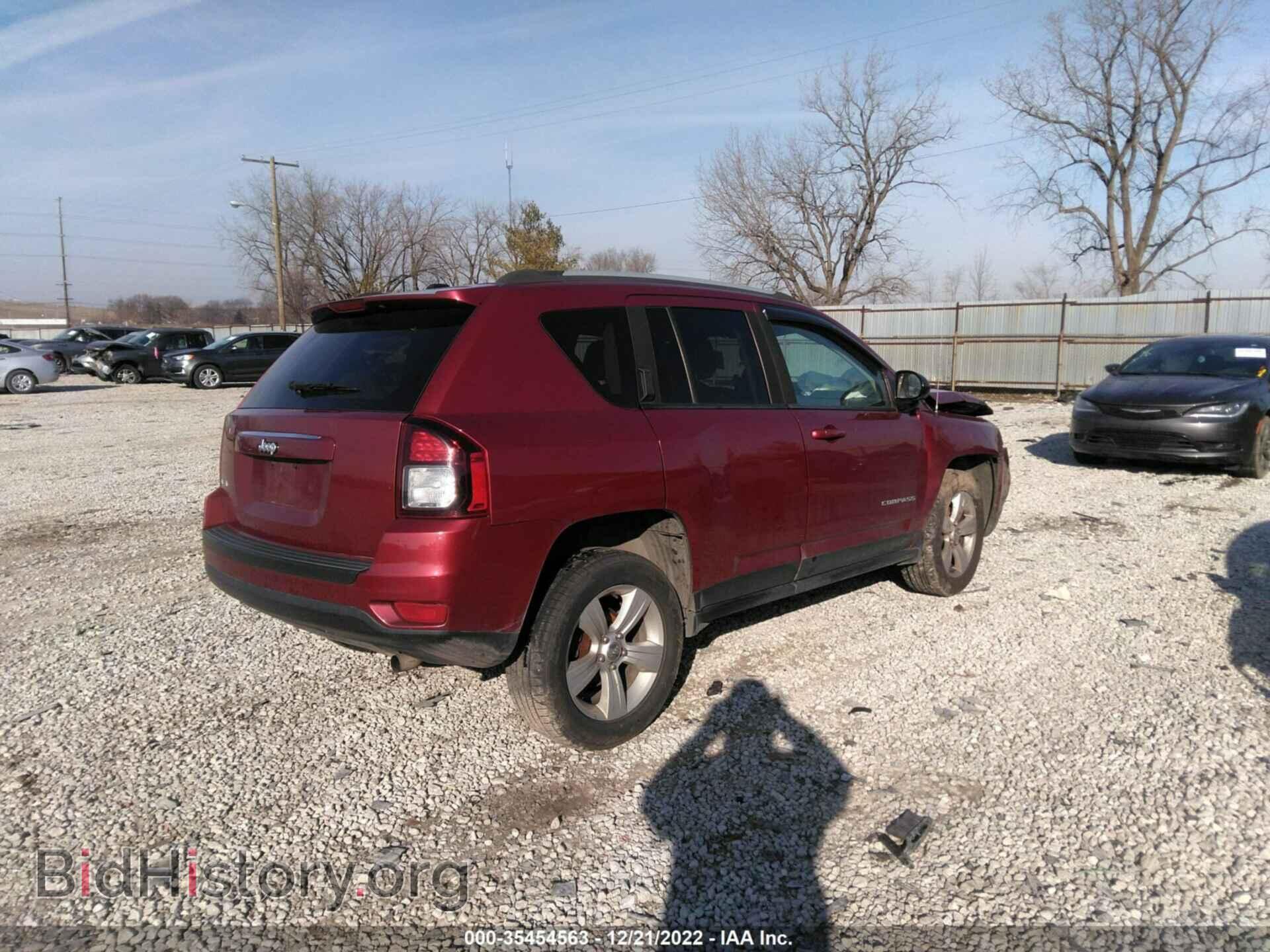 2016 JEEP COMPASS - VIN: 1C4NJDBB1GD613756 - Фото 4