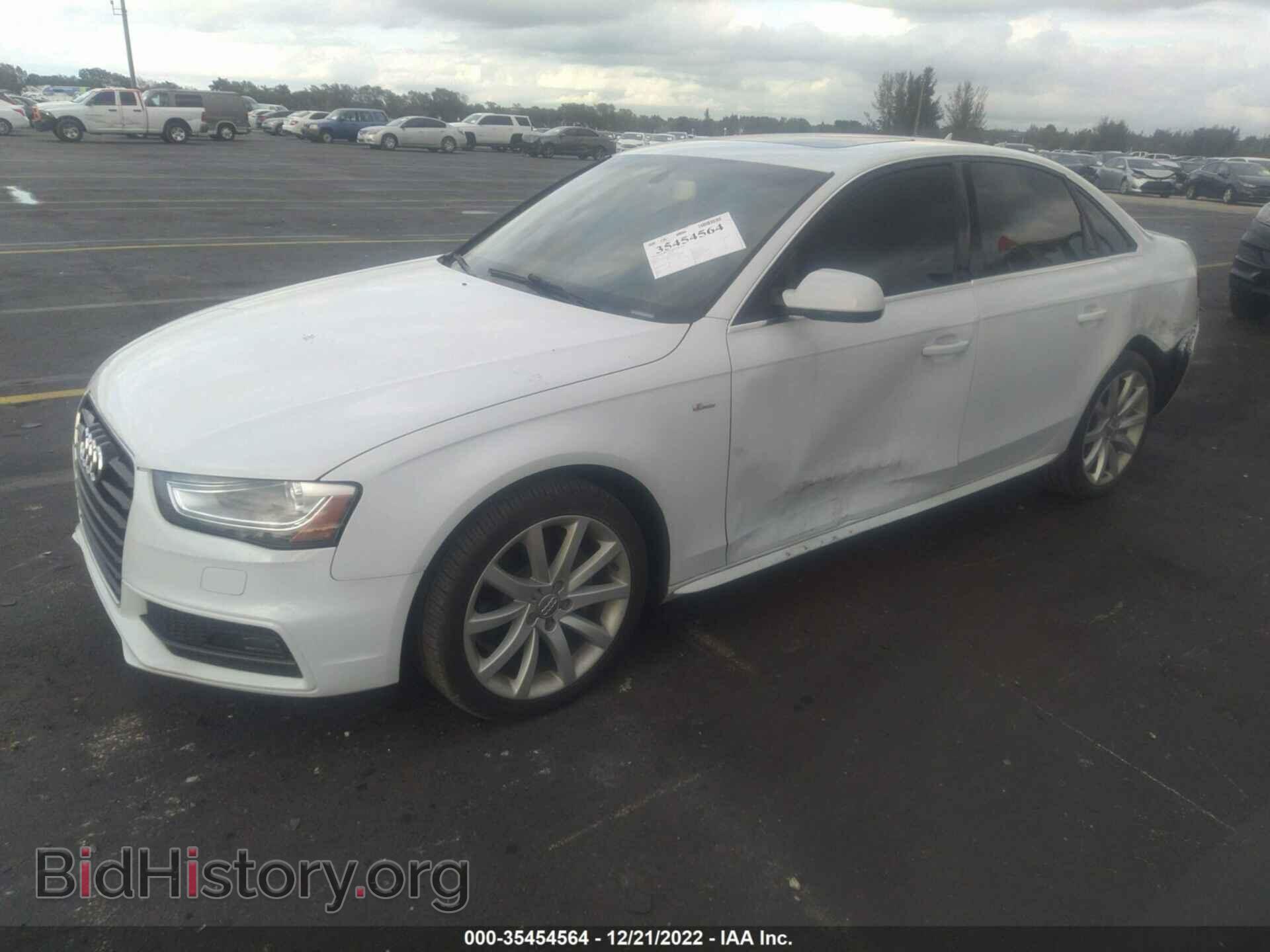 2014 AUDI A4 - VIN: WAUAFAFL8EA079667 - Фото 2