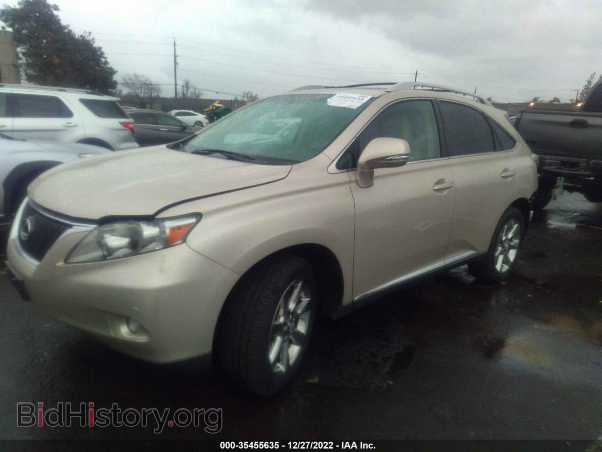 2011 LEXUS RX 350 - VIN: 2T2BK1BA3BC089338 - Фото 2