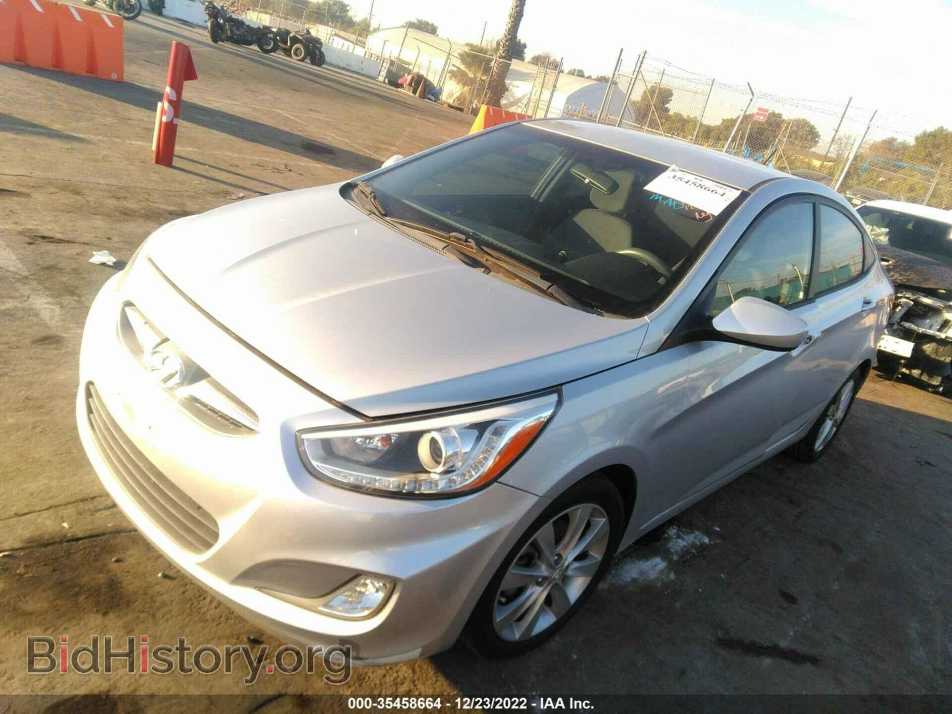 2014 HYUNDAI ACCENT - VIN: KMHCU4AE8EU699151 - Фото 2