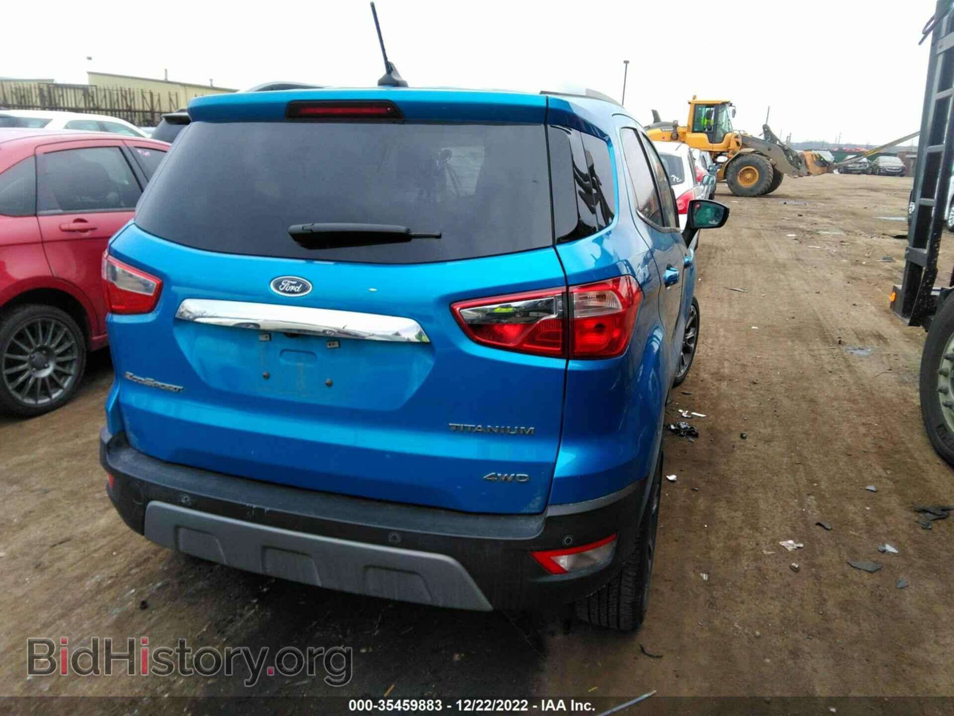 2019 FORD ECOSPORT - VIN: MAJ6S3KL9KC268713 - Фото 4