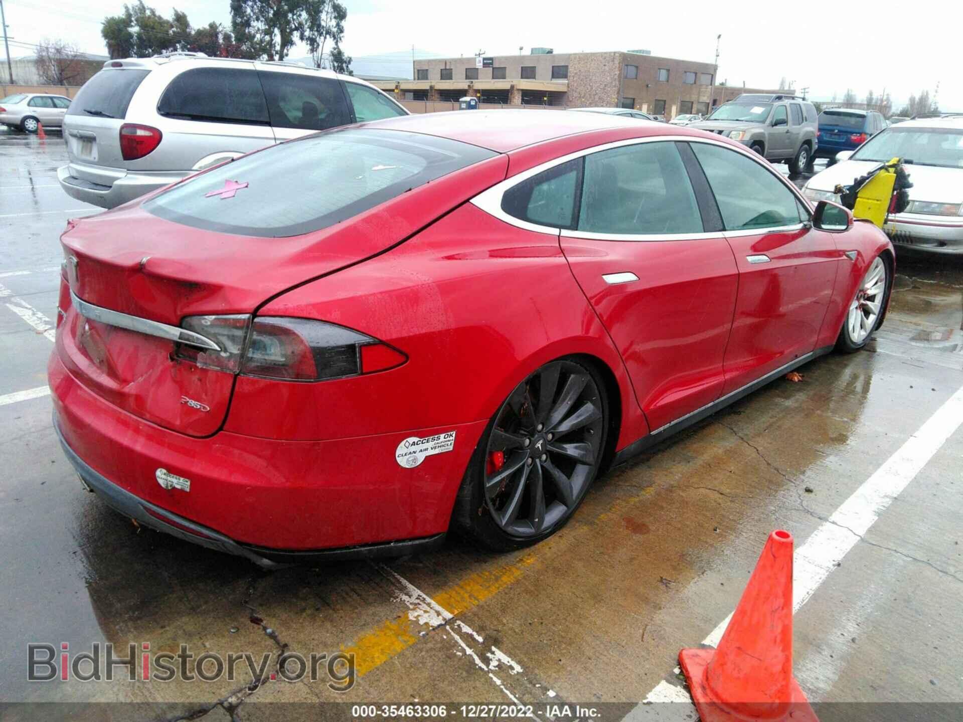 2014 TESLA MODEL S - VIN: 5YJSA1H24EFP68140 - Фото 4