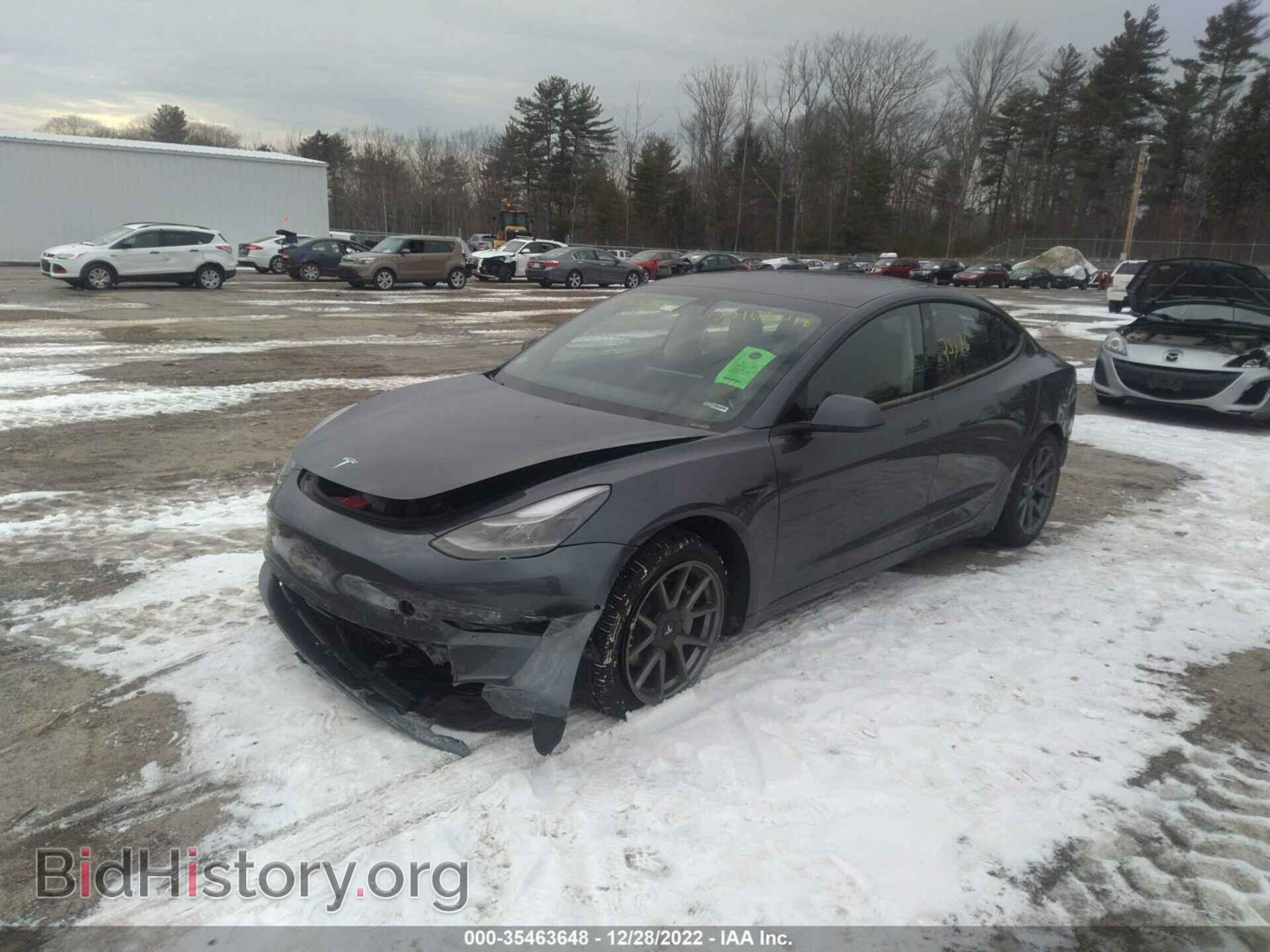 2021 TESLA MODEL 3 - VIN: 5YJ3E1EA1MF922712 - Фото 2
