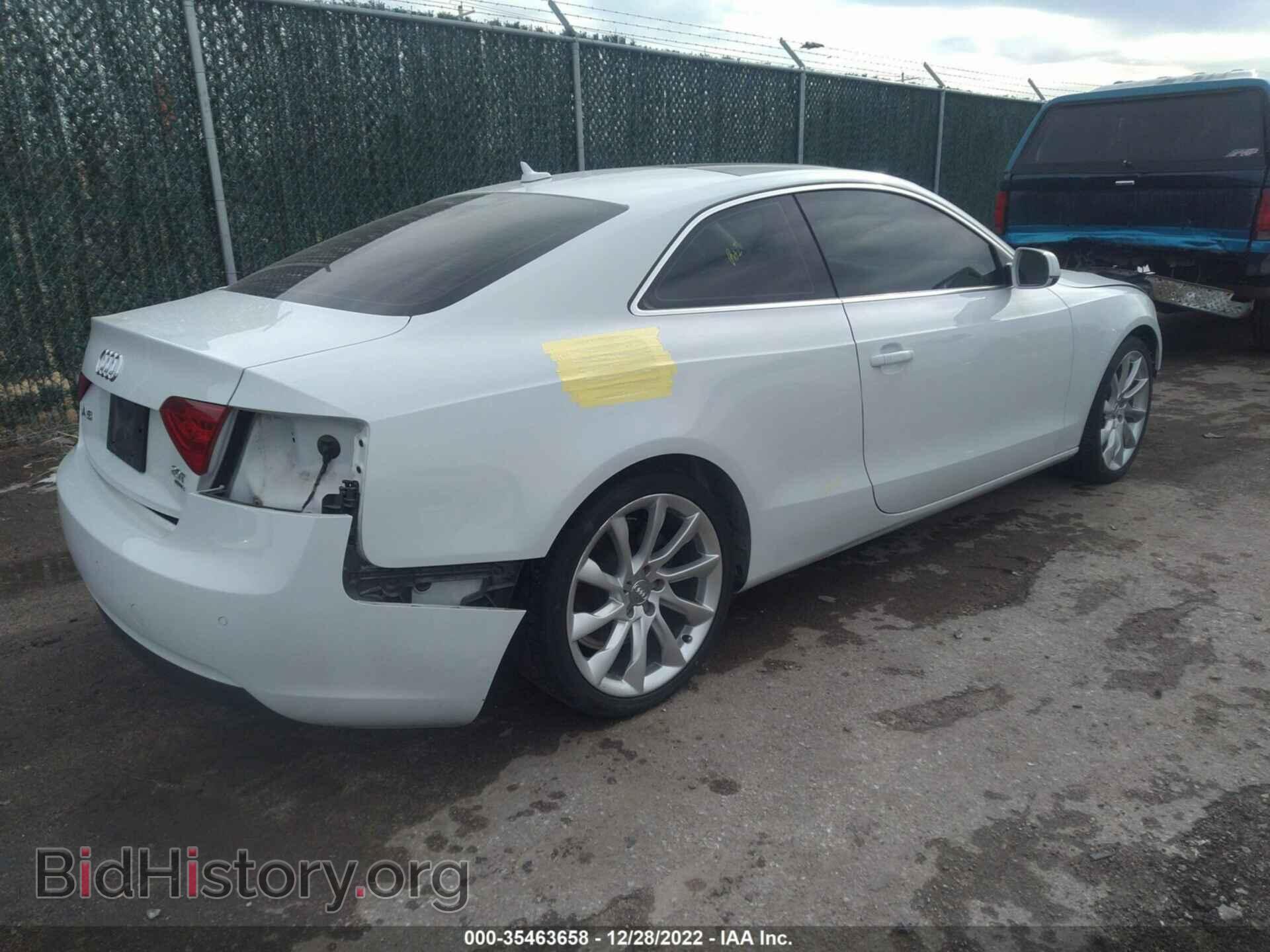 2013 AUDI A5 - VIN: WAULFAFR9DA044759 - Photo 4
