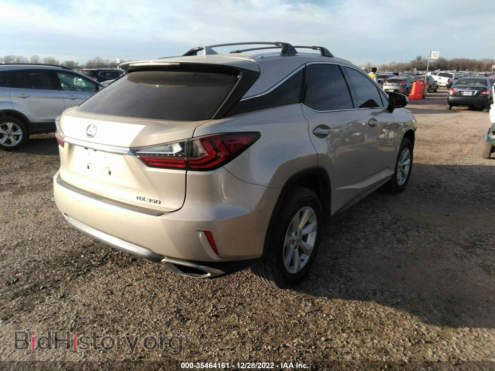 2016 LEXUS RX 350 - VIN: 2T2ZZMCA0GC019040 - Фото 4