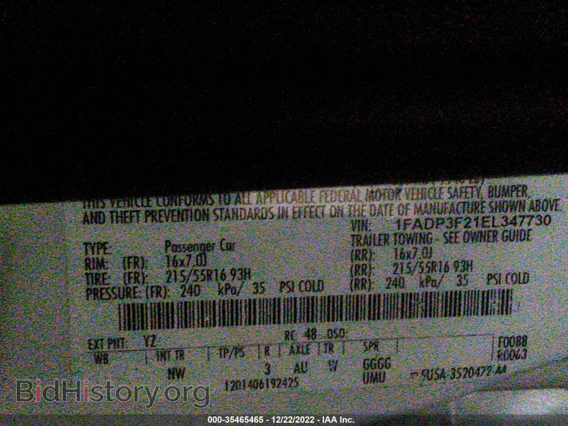 2014 FORD FOCUS - VIN: 1FADP3F21EL347730 - Photo 9