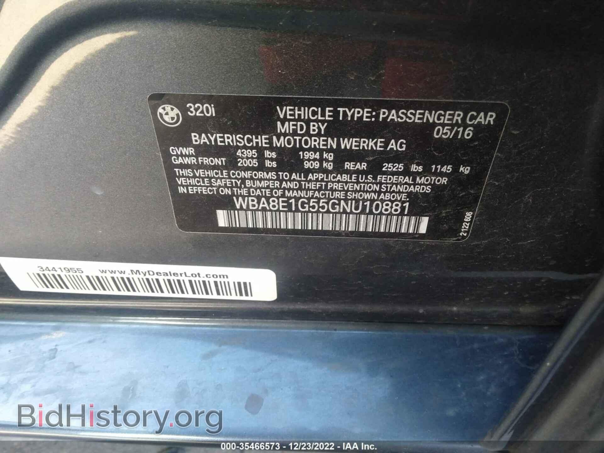 2016 BMW 3 SERIES - VIN: WBA8E1G55GNU10881 - Фото 8